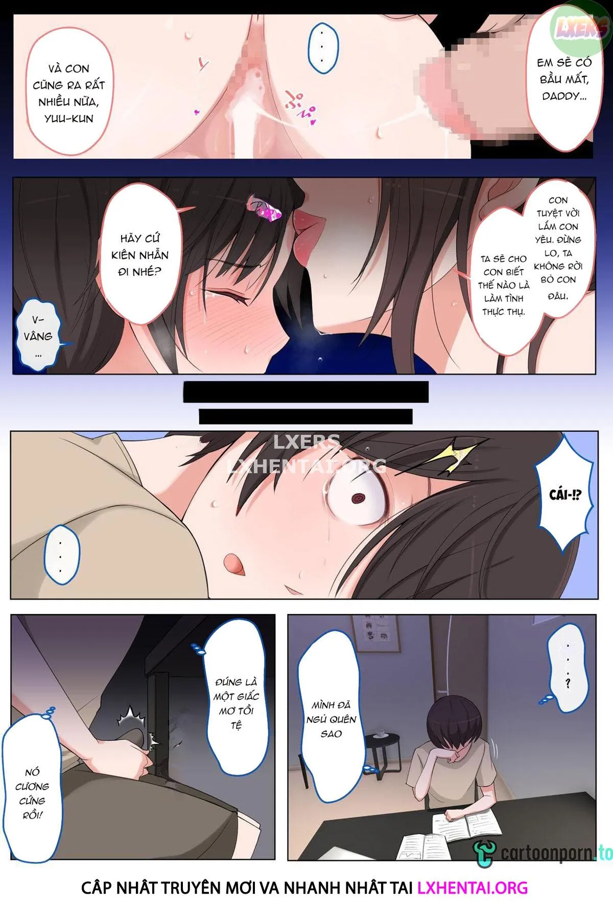 HentaiVN.net - Ảnh 28 - I Want To Be Bullied By My Mom [Mama Ni Ijimeraretai Yowayowa Yuu-Kun] - Oneshot