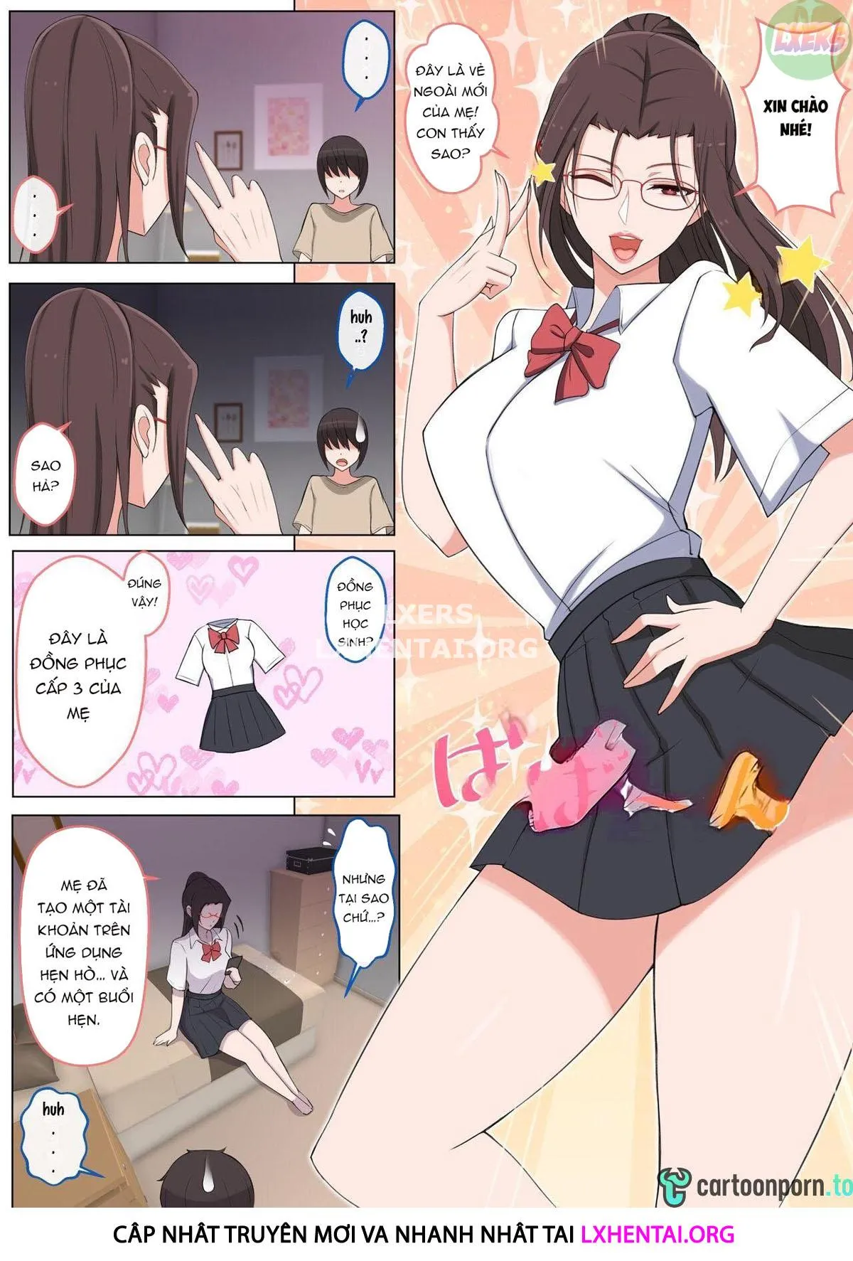 HentaiVN.net - Ảnh 30 - I Want To Be Bullied By My Mom [Mama Ni Ijimeraretai Yowayowa Yuu-Kun] - Oneshot