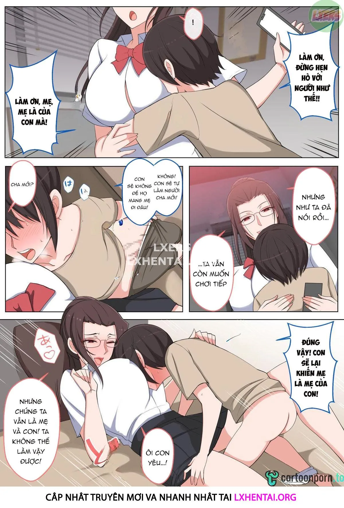 HentaiVN.net - Ảnh 32 - I Want To Be Bullied By My Mom [Mama Ni Ijimeraretai Yowayowa Yuu-Kun] - Oneshot
