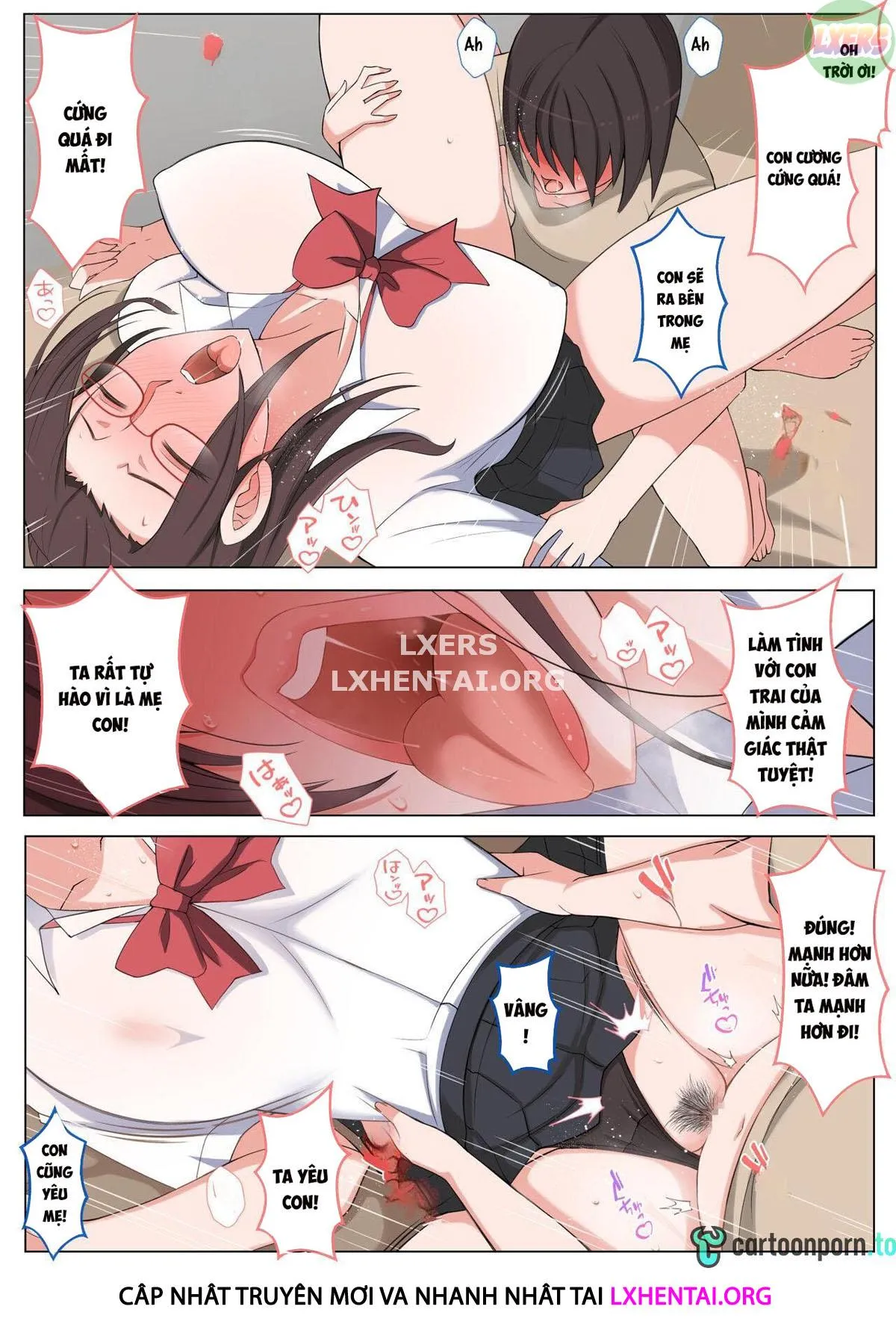HentaiVN.net - Ảnh 34 - I Want To Be Bullied By My Mom [Mama Ni Ijimeraretai Yowayowa Yuu-Kun] - Oneshot