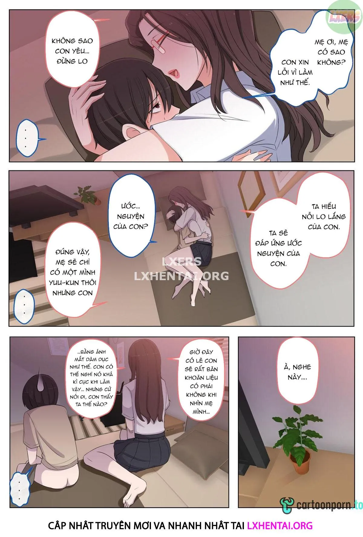 HentaiVN.net - Ảnh 39 - I Want To Be Bullied By My Mom [Mama Ni Ijimeraretai Yowayowa Yuu-Kun] - Oneshot