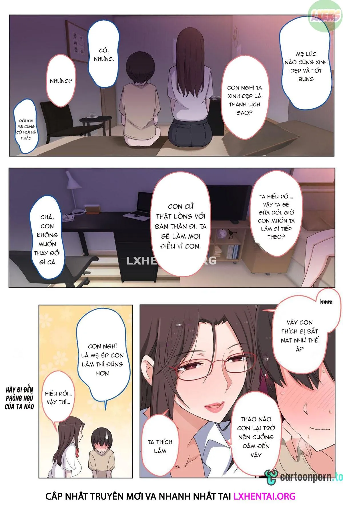HentaiVN.net - Ảnh 40 - I Want To Be Bullied By My Mom [Mama Ni Ijimeraretai Yowayowa Yuu-Kun] - Oneshot