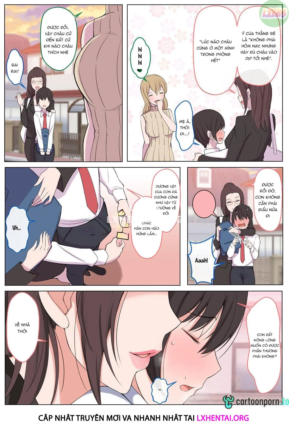 HentaiVN.net - Ảnh 7 - I Want To Be Bullied By My Mom [Mama Ni Ijimeraretai Yowayowa Yuu-Kun] - Oneshot