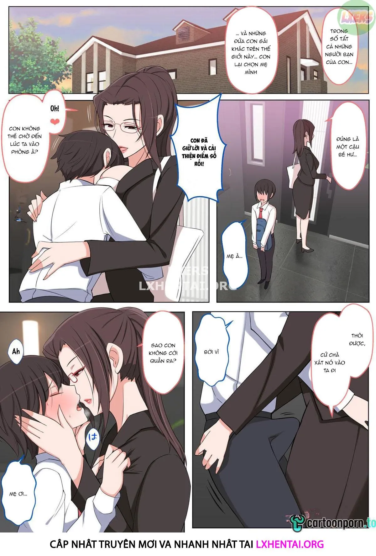 HentaiVN.net - Ảnh 8 - I Want To Be Bullied By My Mom [Mama Ni Ijimeraretai Yowayowa Yuu-Kun] - Oneshot