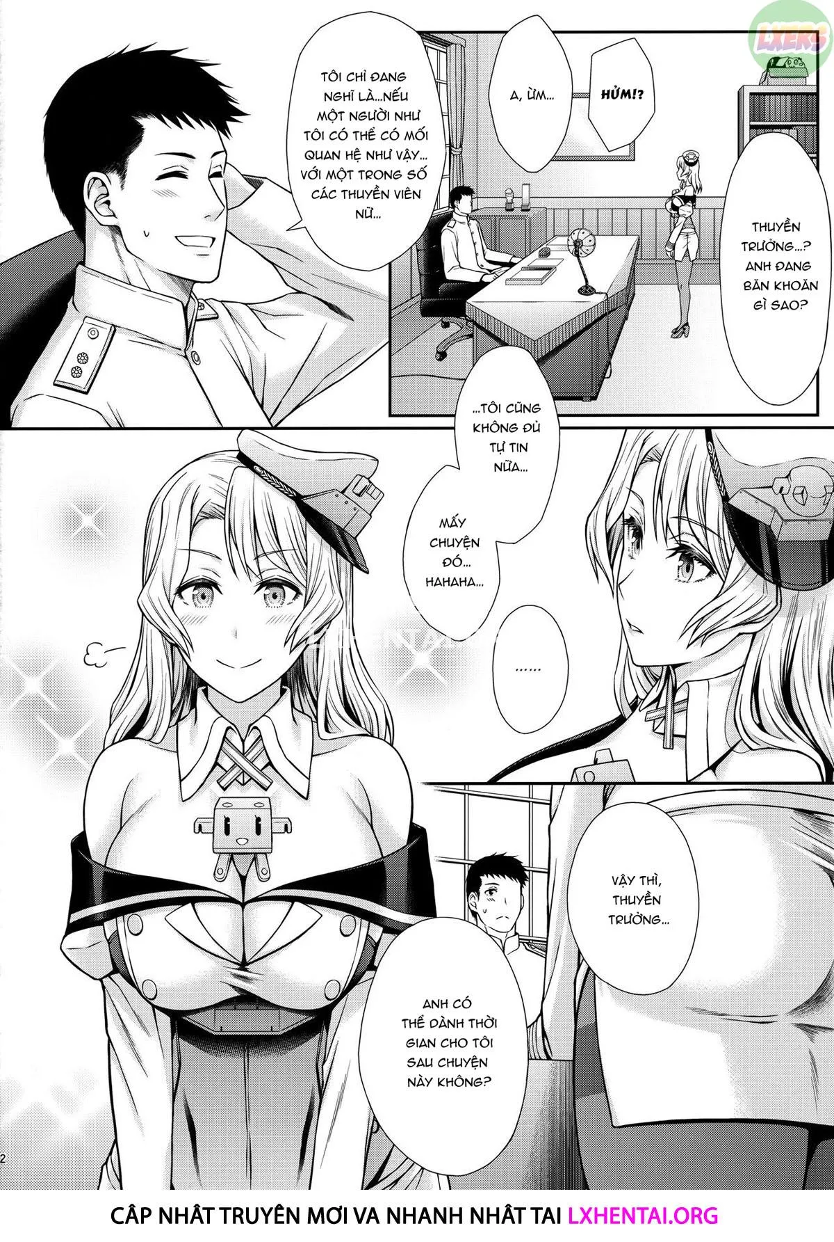 HentaiVN.net - Ảnh 6 - A Story About Tireless Baby-Making Efforts With Houston [Houston-San To Kodzukuri O Ippai Ganbaru Ohanashi.] - Oneshot