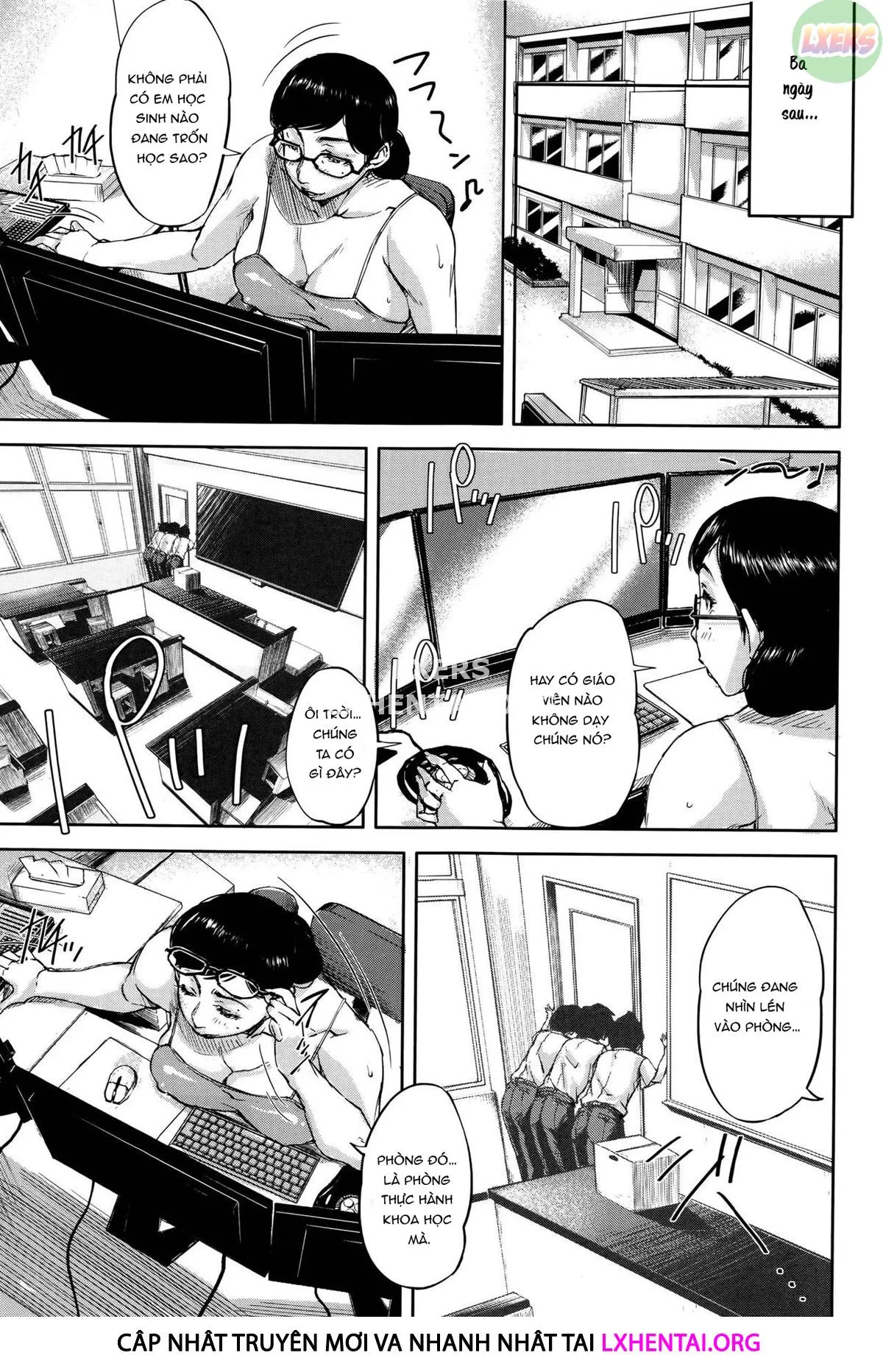 HentaiVN.net - Ảnh 6 - Jokyoushi Chitai Tousatsuroku - Chap 4