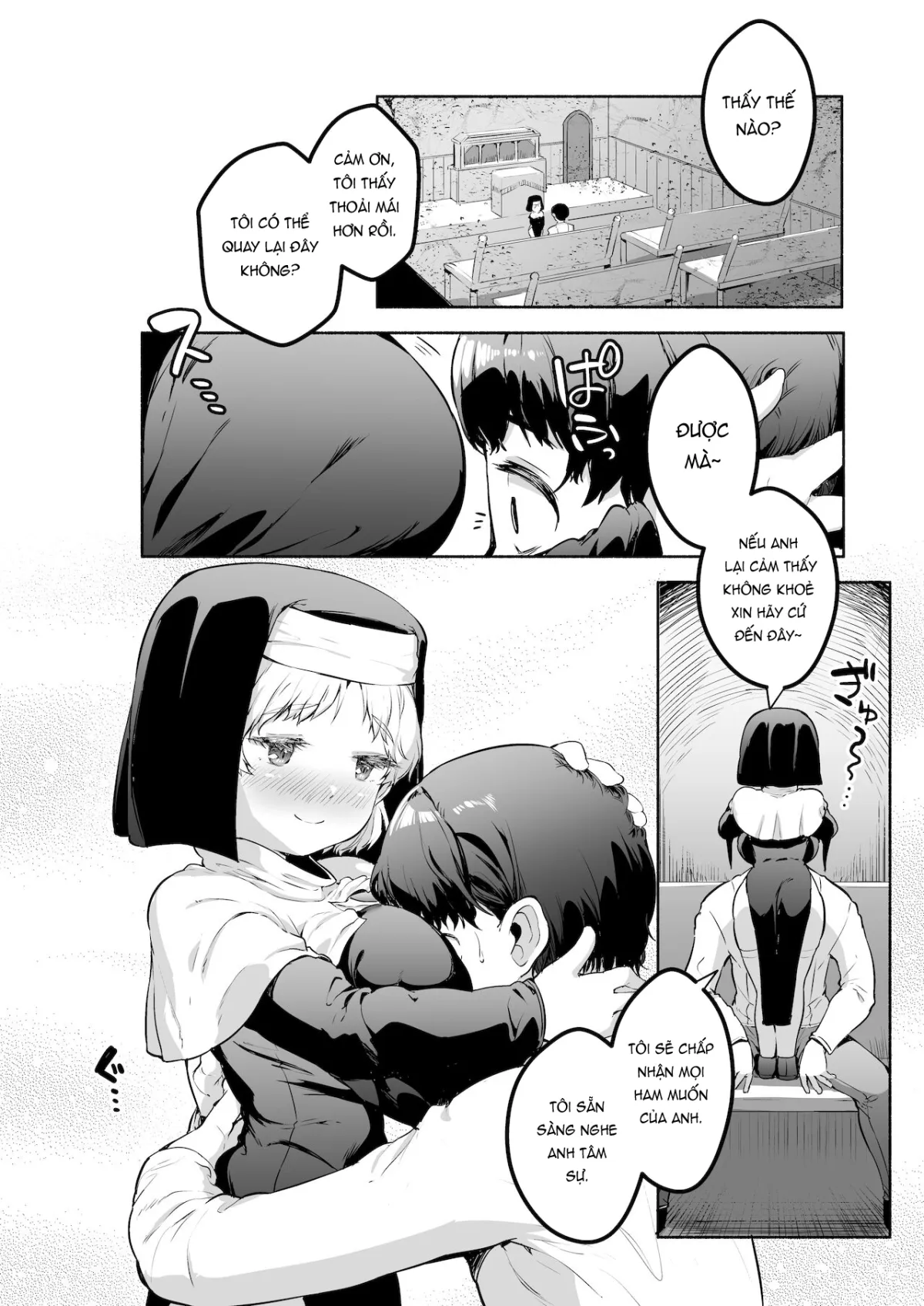 HentaiVN.net - Ảnh 18 - Ecchi na Zange o Sasete kureru Keiken na Loli Kyonyuu Sister-chan [えっちな懺悔をさせてくれる敬虔なロリ巨乳シスターちゃん] - Oneshot.