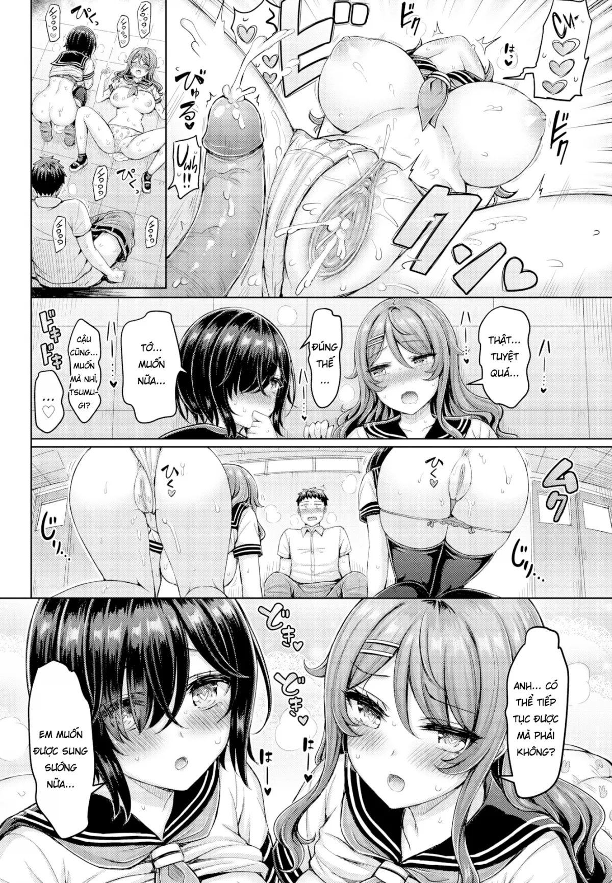 HentaiVN.net - Ảnh 16 - Địt nhau như thỏ, gặm cỏ thay cơm. [What Do You Do When You're Chased by Two Rabbits!?] - Oneshot