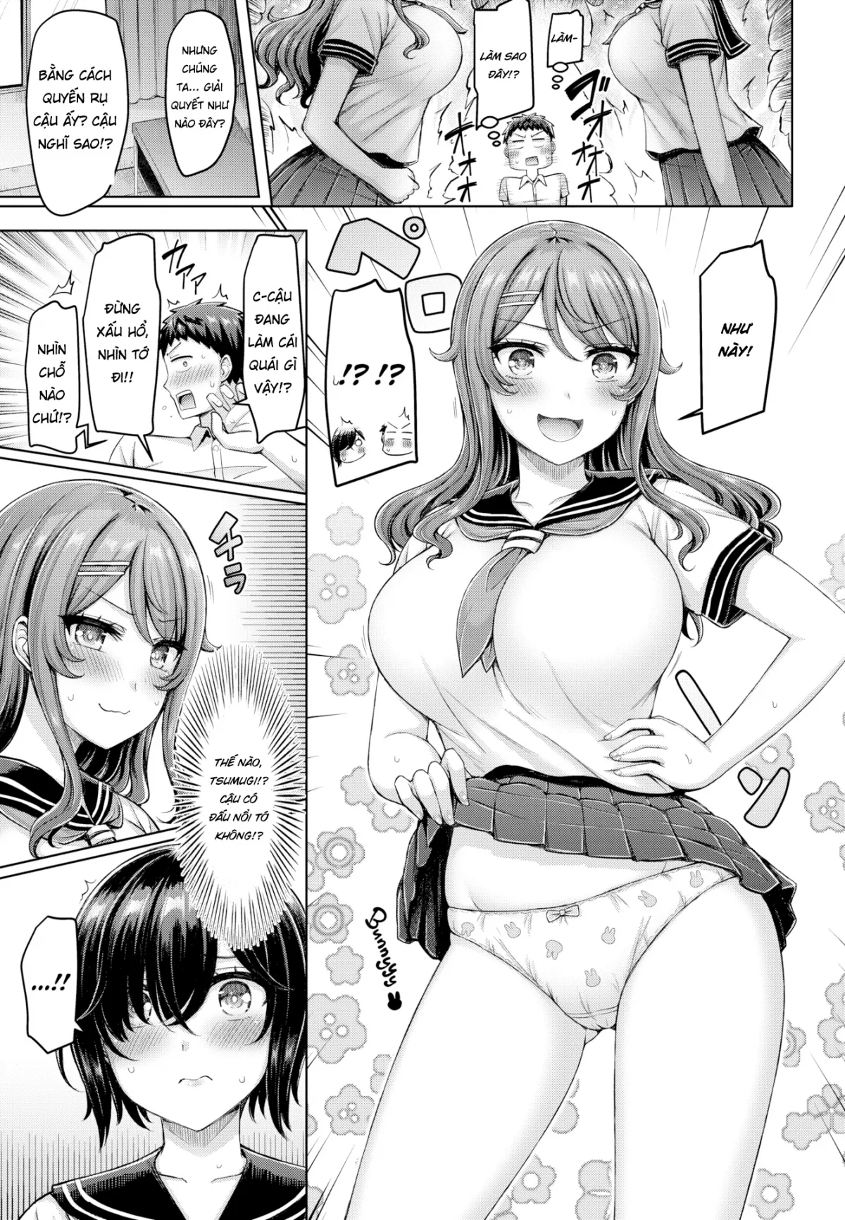 HentaiVN.net - Ảnh 6 - Địt nhau như thỏ, gặm cỏ thay cơm. [What Do You Do When You're Chased by Two Rabbits!?] - Oneshot