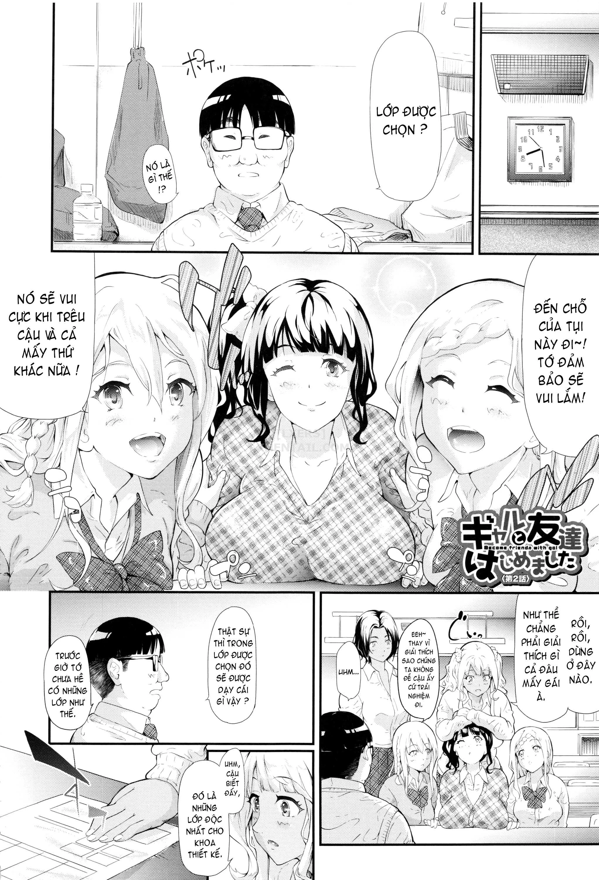 HentaiVN.net - Ảnh 6 - Gal Tomo Harem [The Harem Of Gal's Friend.] - Chap 2