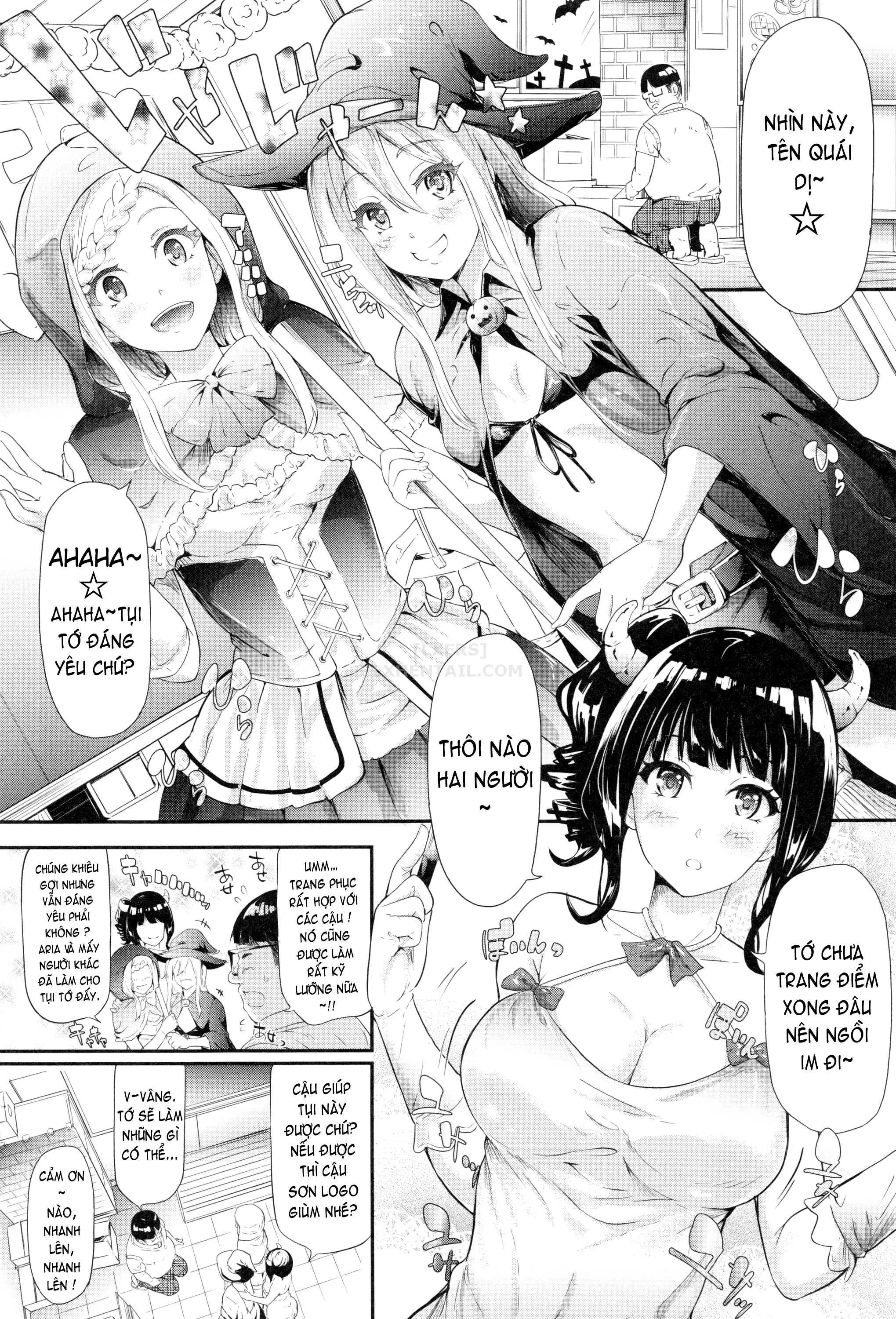 HentaiVN.net - Ảnh 10 - Gal Tomo Harem [The Harem Of Gal's Friend.] - Chap 4 - [END]