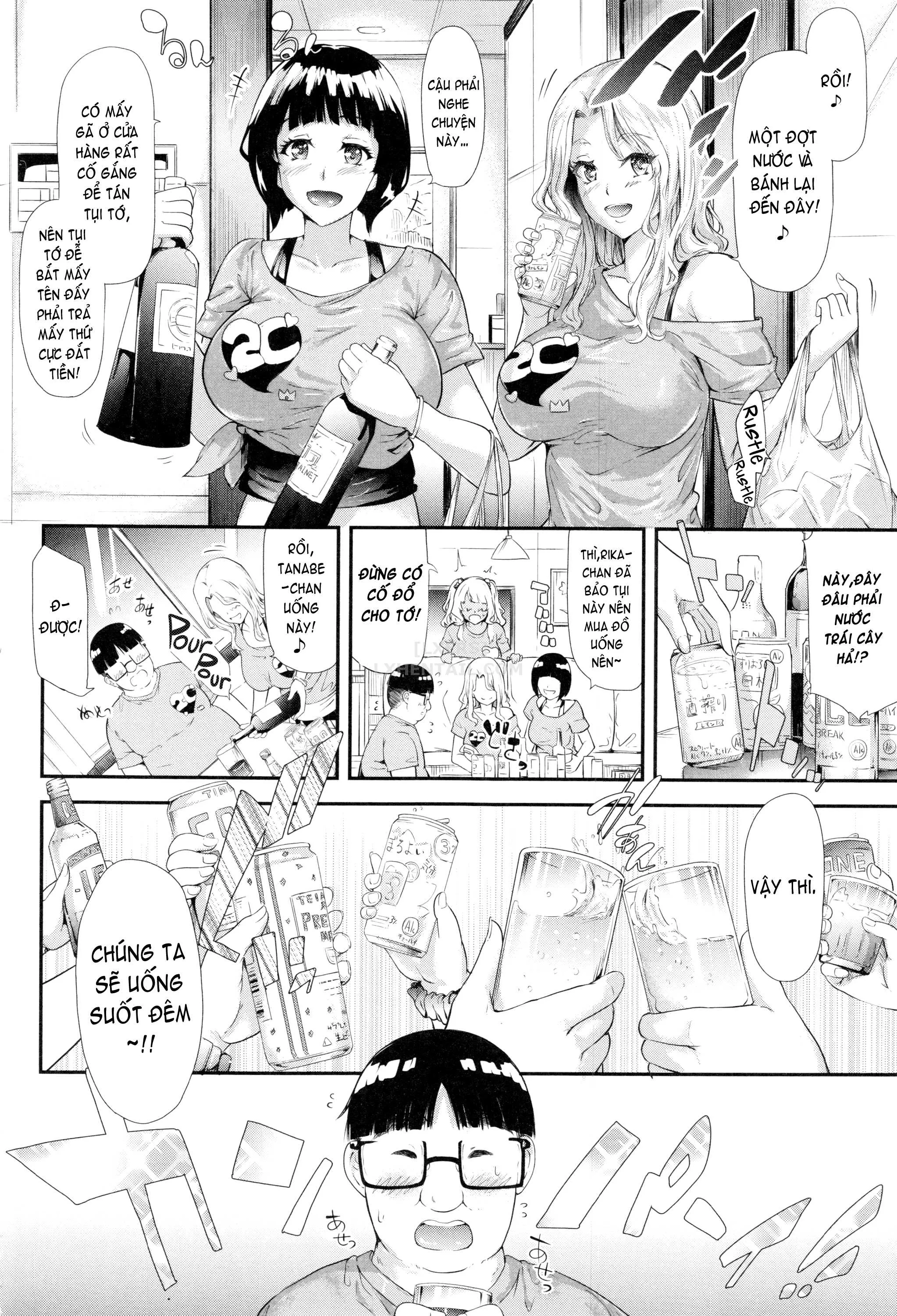 HentaiVN.net - Ảnh 22 - Gal Tomo Harem [The Harem Of Gal's Friend.] - Chap 4 - [END]