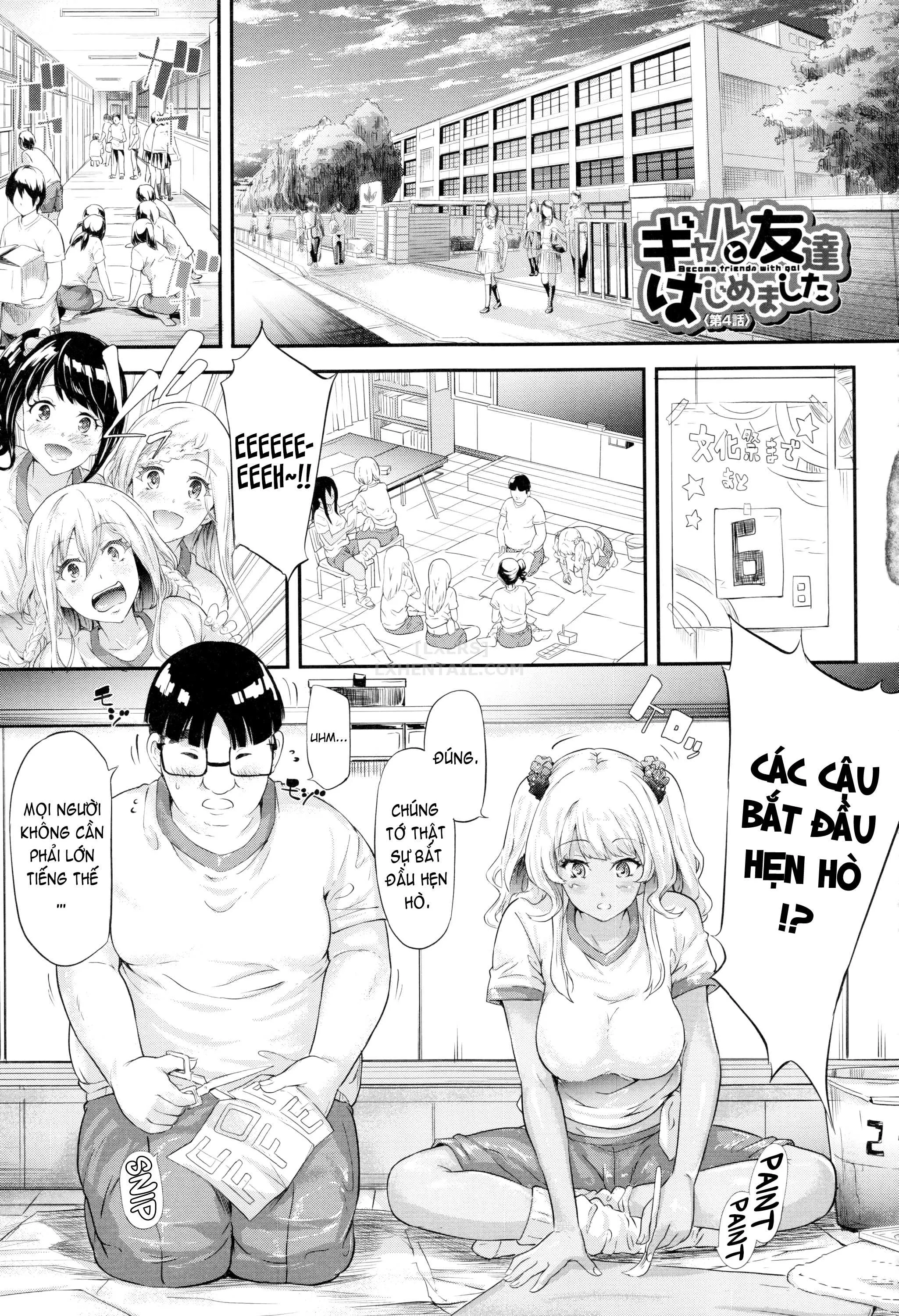 HentaiVN.net - Ảnh 5 - Gal Tomo Harem [The Harem Of Gal's Friend.] - Chap 4 - [END]