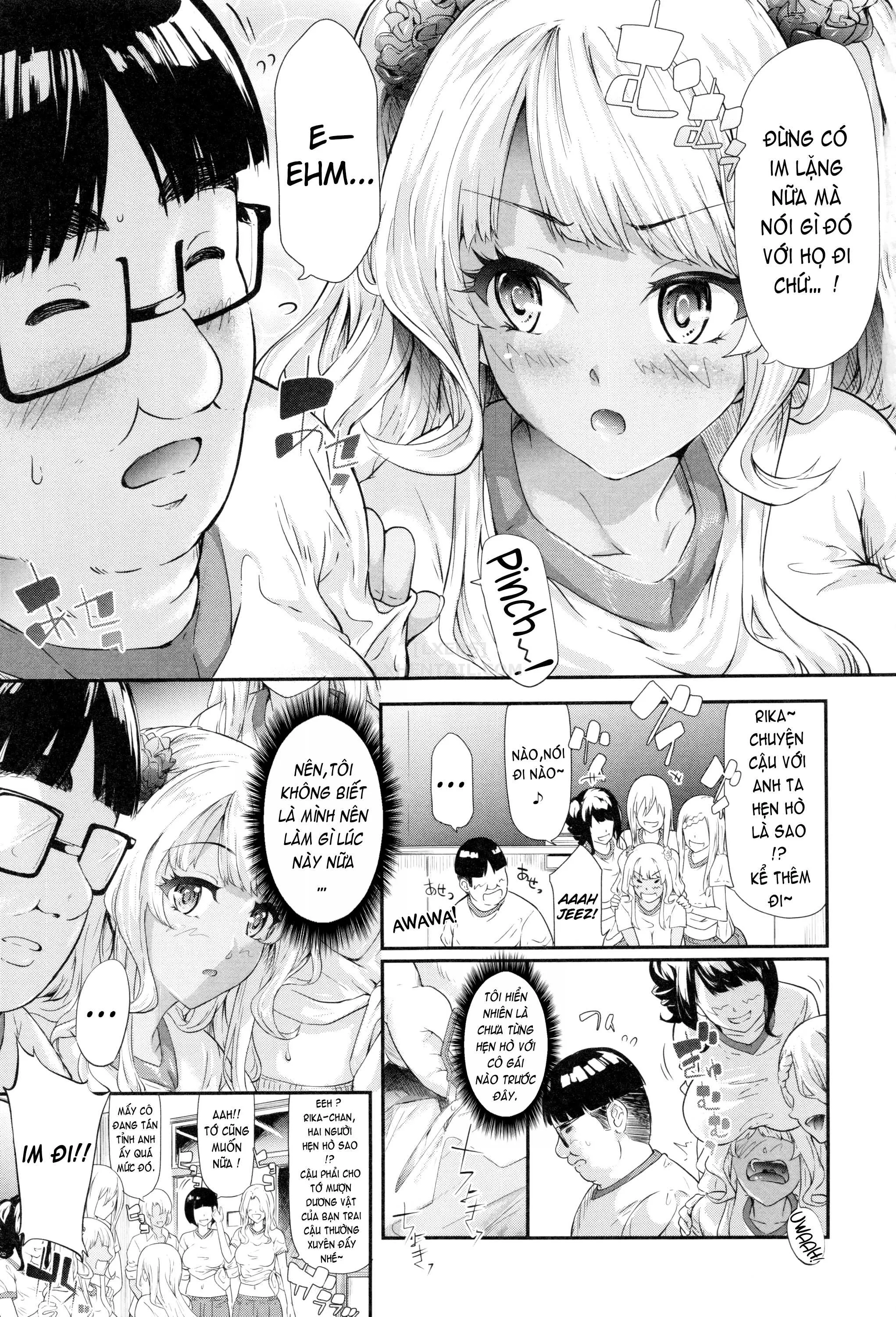 HentaiVN.net - Ảnh 7 - Gal Tomo Harem [The Harem Of Gal's Friend.] - Chap 4 - [END]