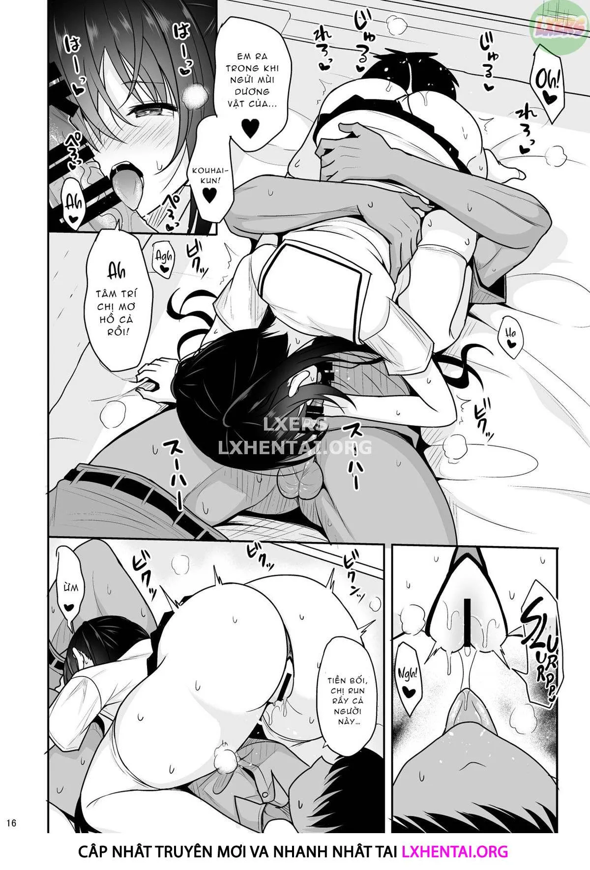 HentaiVN.net - Ảnh 19 - A Petite Senpai Who Encourages Me To Get Dirty [Ecchi Ni Hagemashite Kureru Kogara Na Senpai] - Oneshot