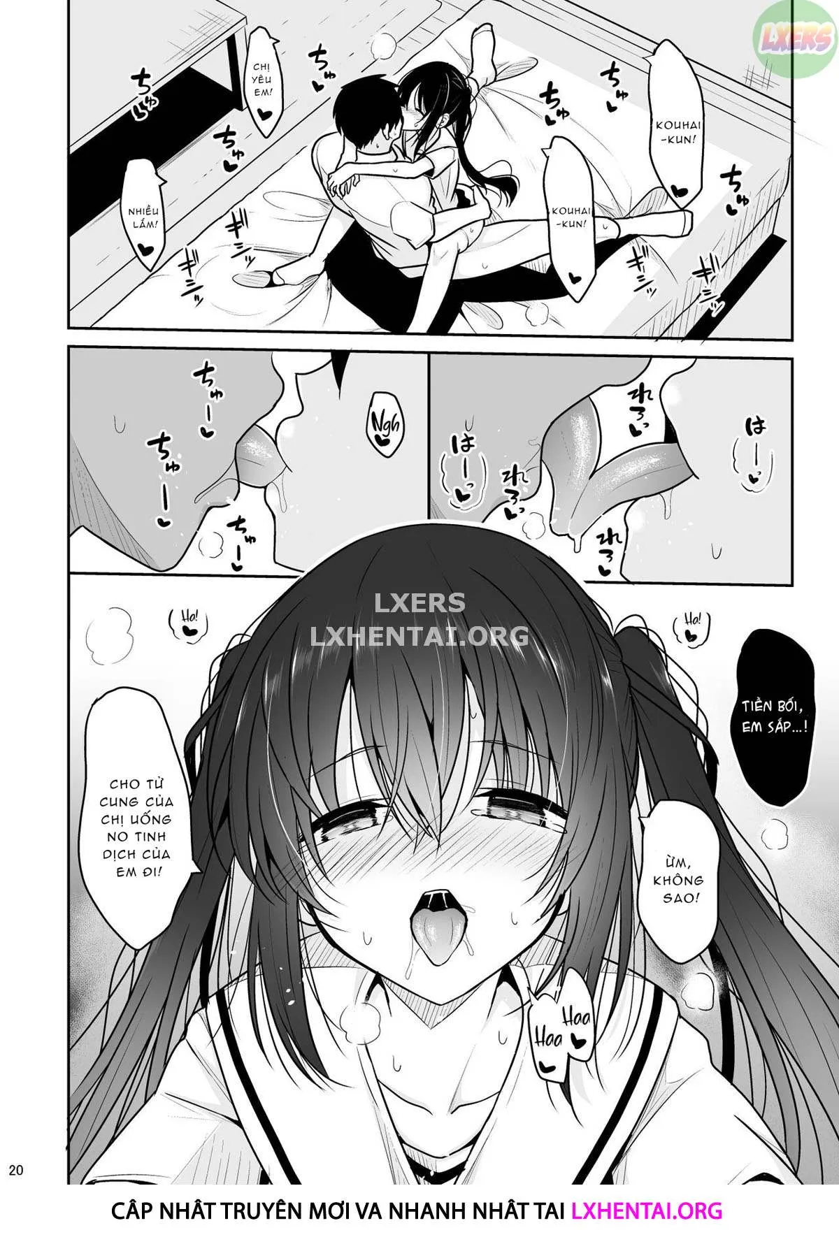 HentaiVN.net - Ảnh 23 - A Petite Senpai Who Encourages Me To Get Dirty [Ecchi Ni Hagemashite Kureru Kogara Na Senpai] - Oneshot