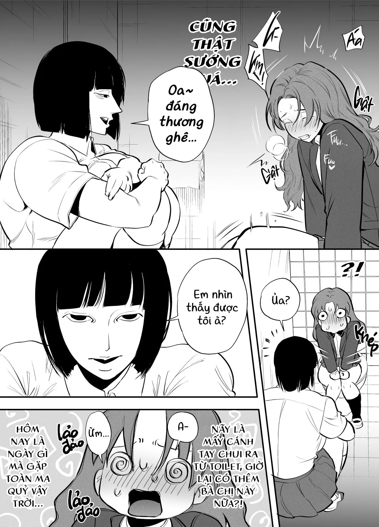 HentaiVN.net - Ảnh 9 - Mình, WC, và futanari Hanako-san [私とトイレとふたなり花子さん; Me, The Toilet, and a Futanari Hanako-san] - Sợ wa sợ wa
