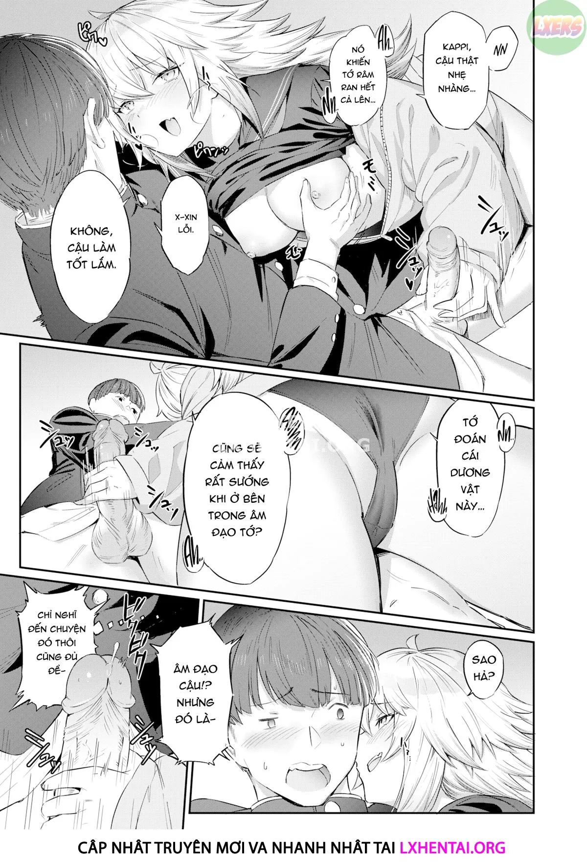 HentaiVN.net - Ảnh 13 - Kẻ trêu ghẹo dễ thương - Oneshot