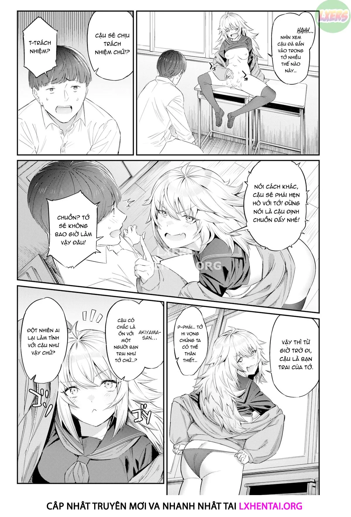 HentaiVN.net - Ảnh 23 - Kẻ trêu ghẹo dễ thương - Oneshot