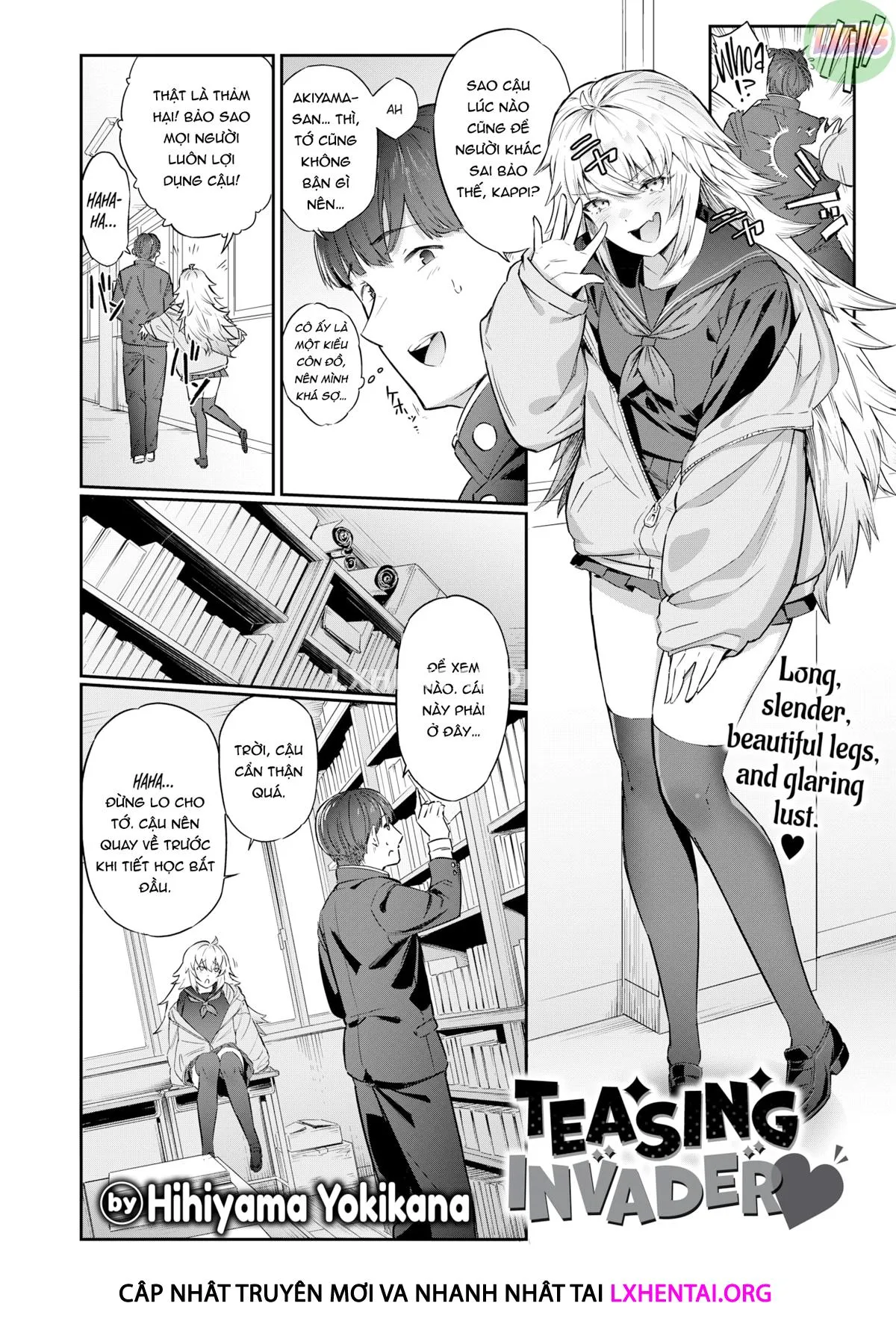 HentaiVN.net - Ảnh 6 - Kẻ trêu ghẹo dễ thương - Oneshot