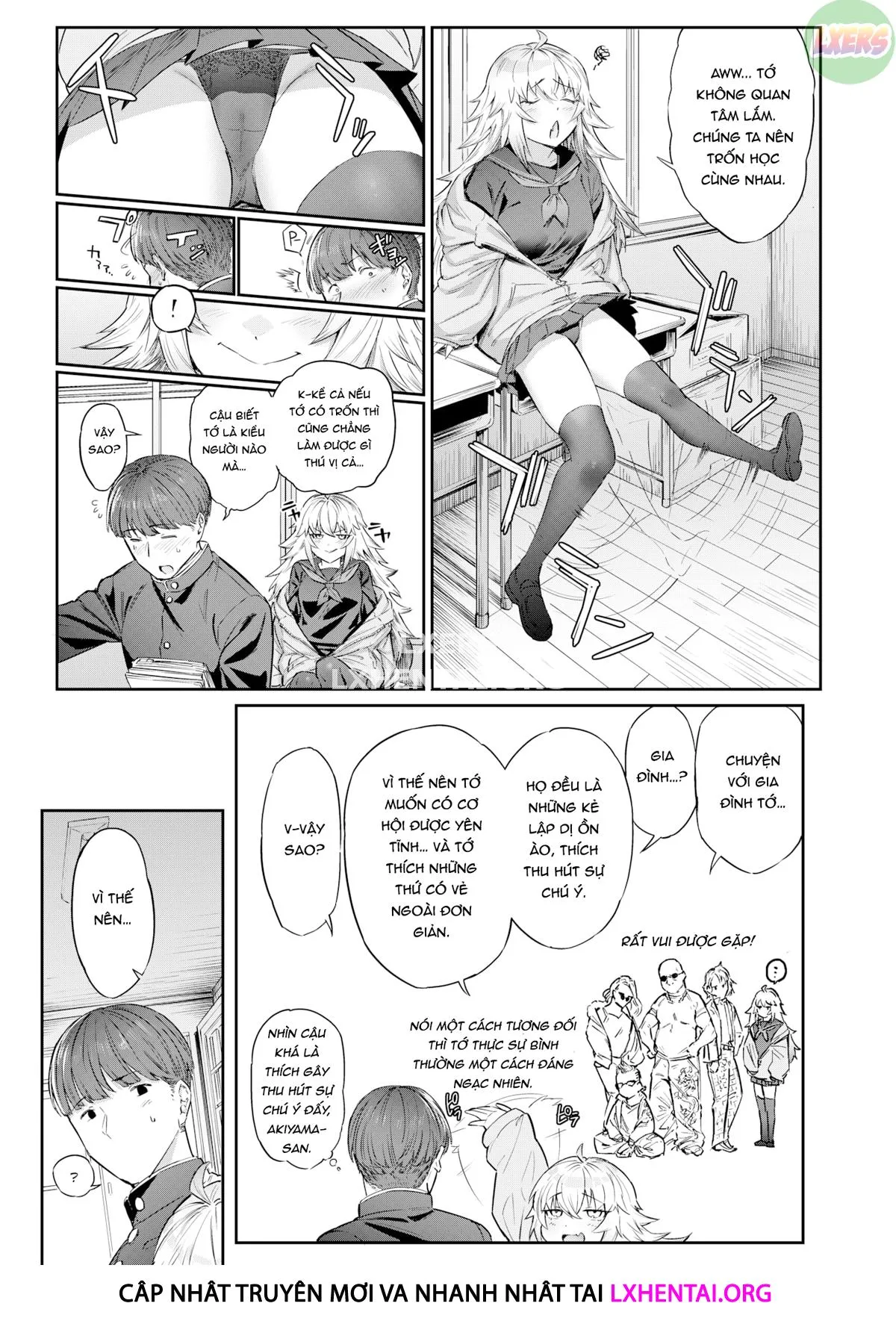 HentaiVN.net - Ảnh 7 - Kẻ trêu ghẹo dễ thương - Oneshot