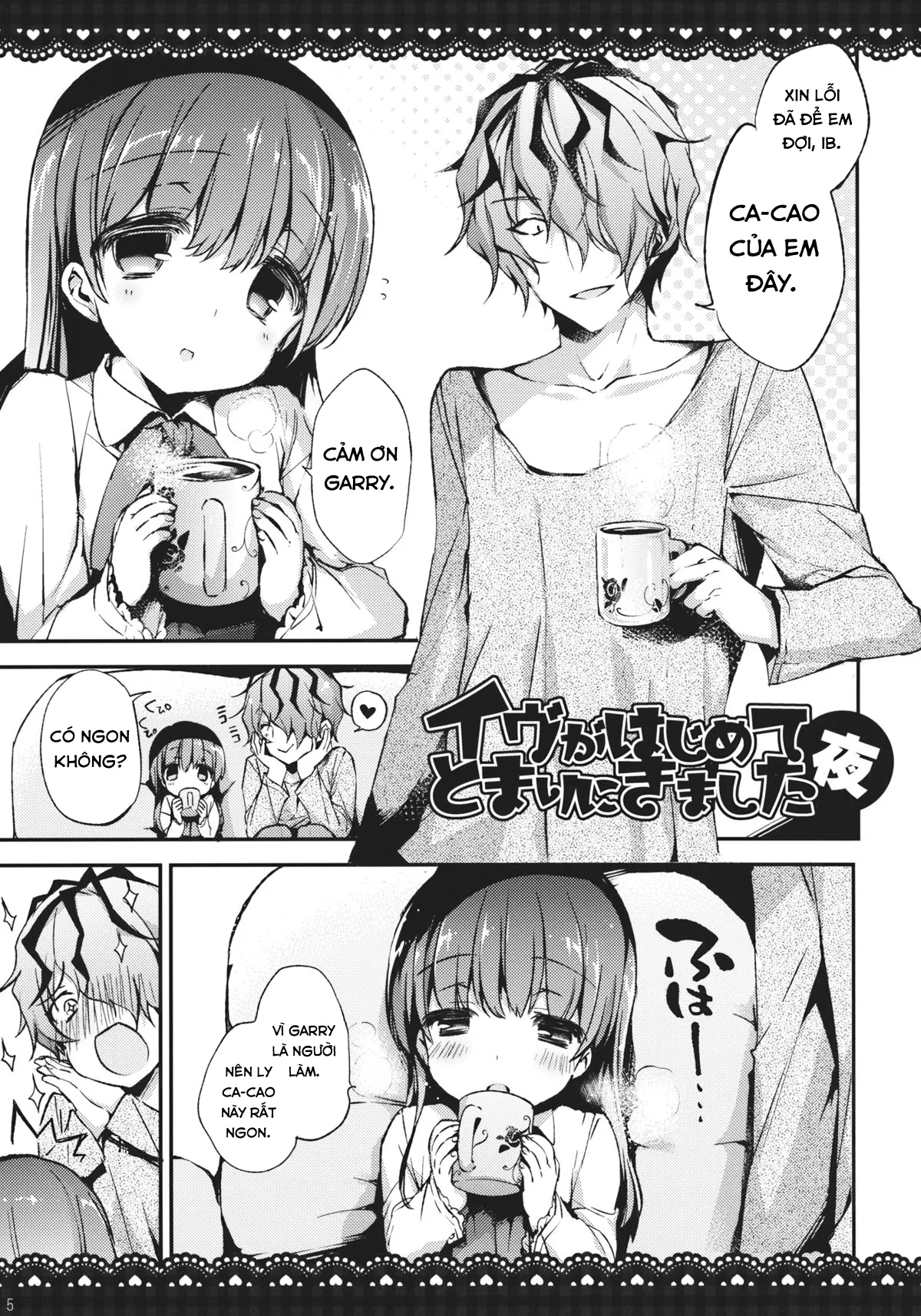 HentaiVN.net - Ảnh 5 - Ib to Garry o Issho ni Ofuro ni Ireru to Dou Naru no? [What happens when you're in a bath together, Garry and Ib?] - Oneshot