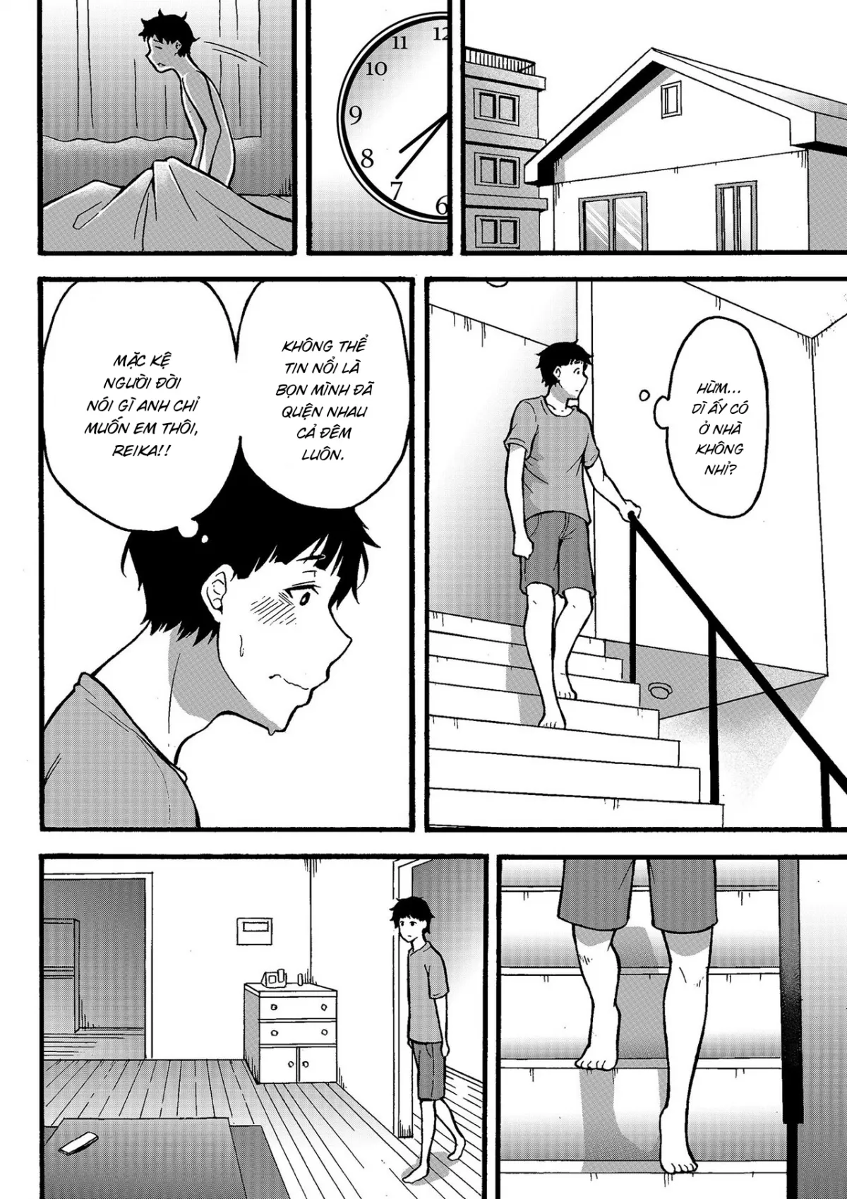 HentaiVN.net - Ảnh 48 - Có muốn làm mấy chuyện hư hỏng với dì khum? [Oba-han to Ee Koto Seehen? | Wanna Do Something Nice With Your Auntie?] - Oneshot