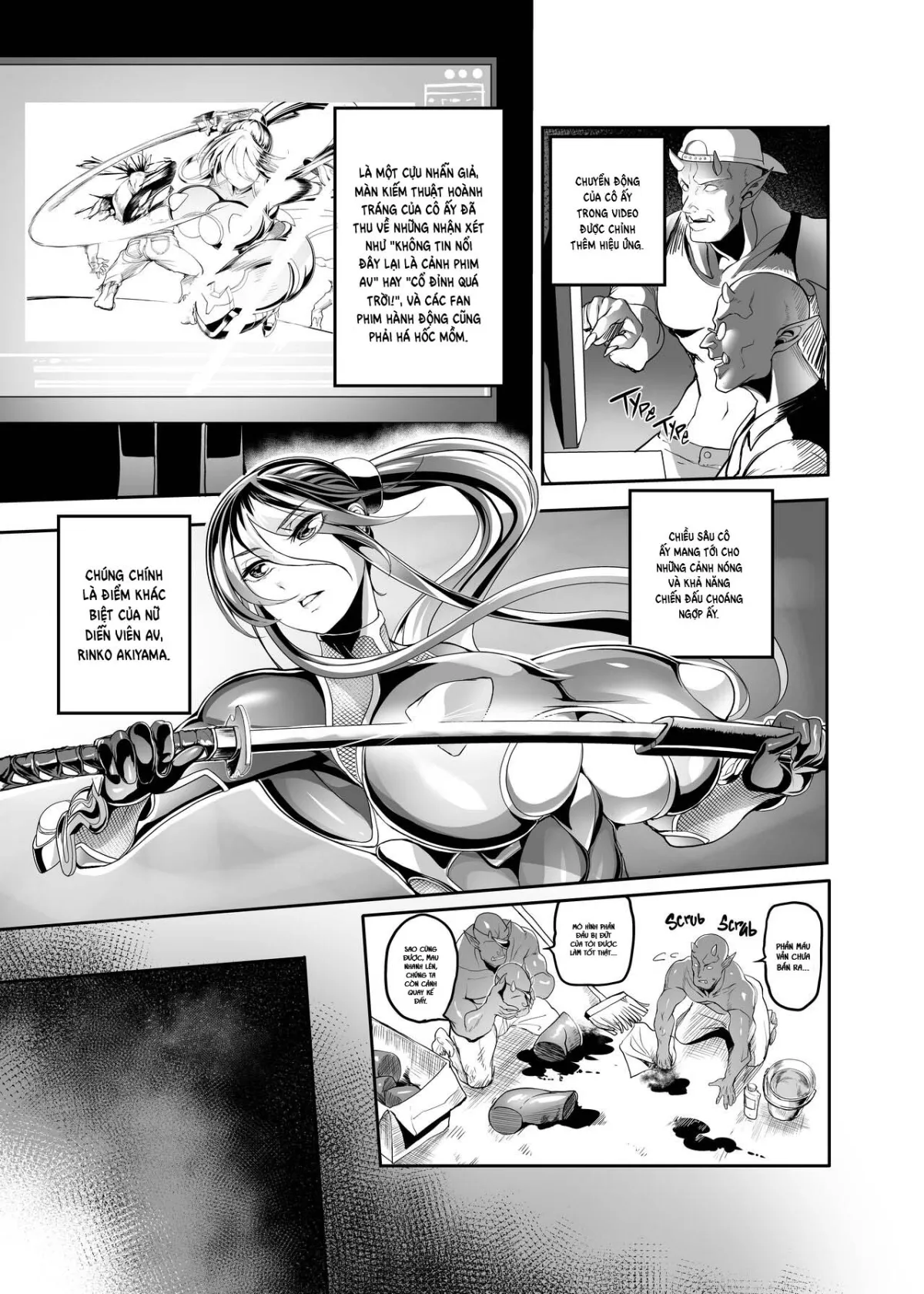 HentaiVN.net - Ảnh 19 - AV Joyuu Akiyama Rinko Shigoto no Ryuugi [AV女優秋山凜子・仕事の流儀] - Chap 1