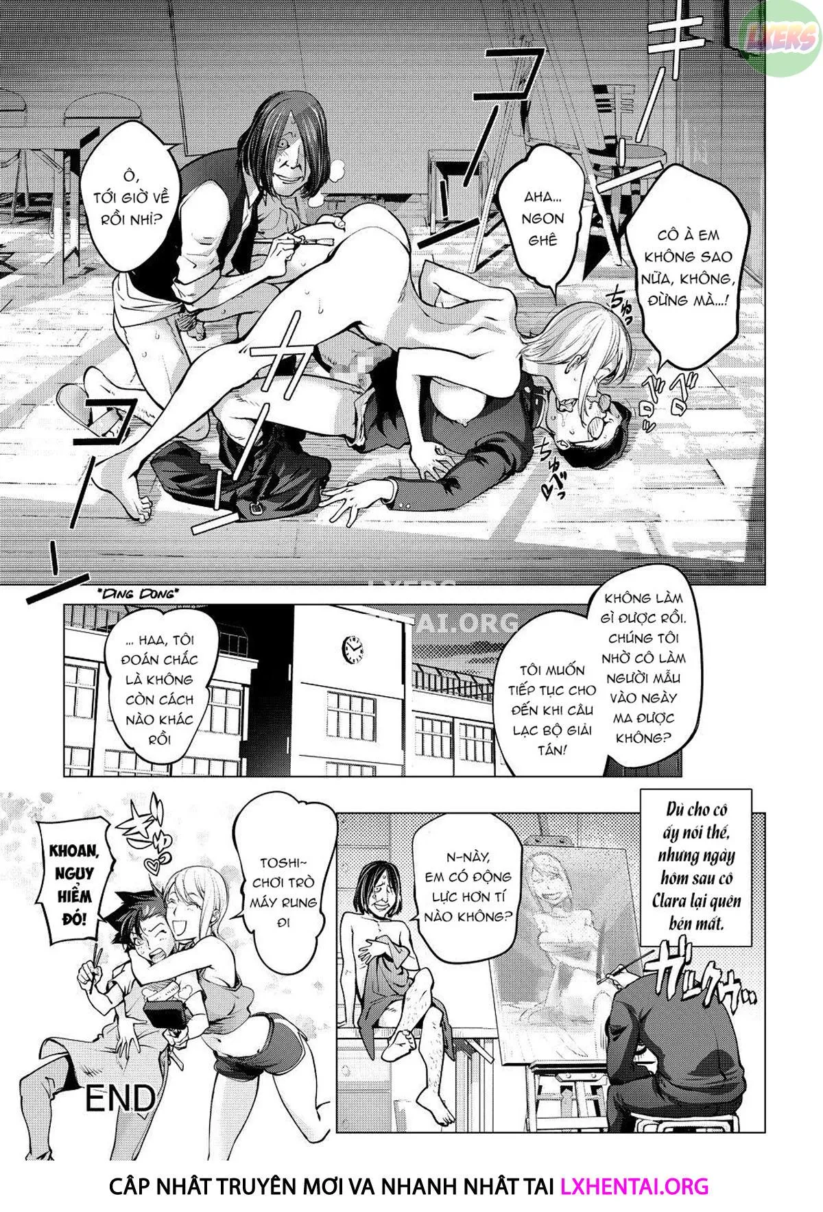 HentaiVN.net - Ảnh 37 - Clara-Sensei No Bijutsu Kyoushitsu - Oneshot