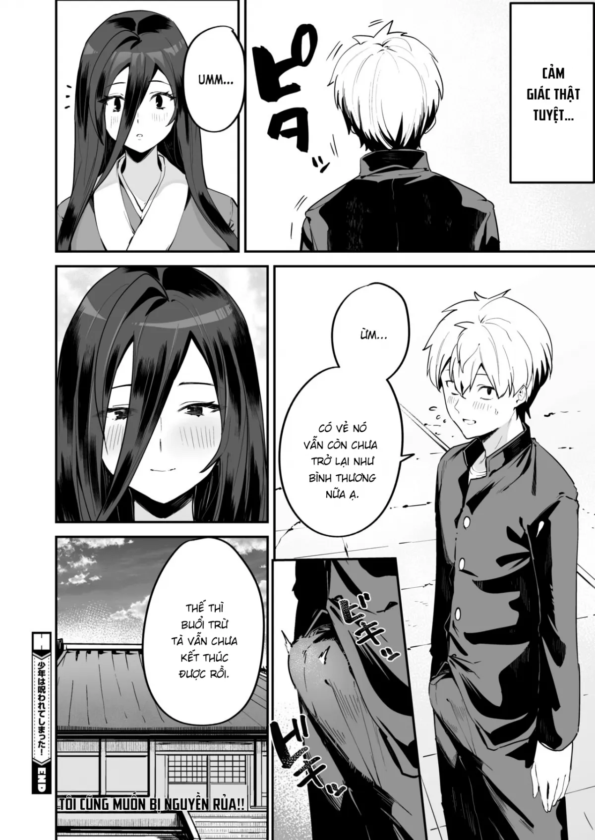 HentaiVN.net - Ảnh 25 - Con cặc bị nguyền rủa. [Shounen wa Norowarete Shimatta｜The Cursed Boy] - Oneshot