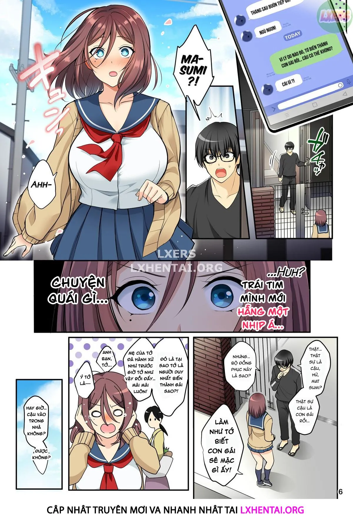 HentaiVN.net - Ảnh 10 - The Time My Friend Turned Me Into His Girl Lover And Plaything [Ore O Onna Ni Shita Yuujin Ni Nyotaika Shita Karada O Sukikatte Sareru] - Oneshot