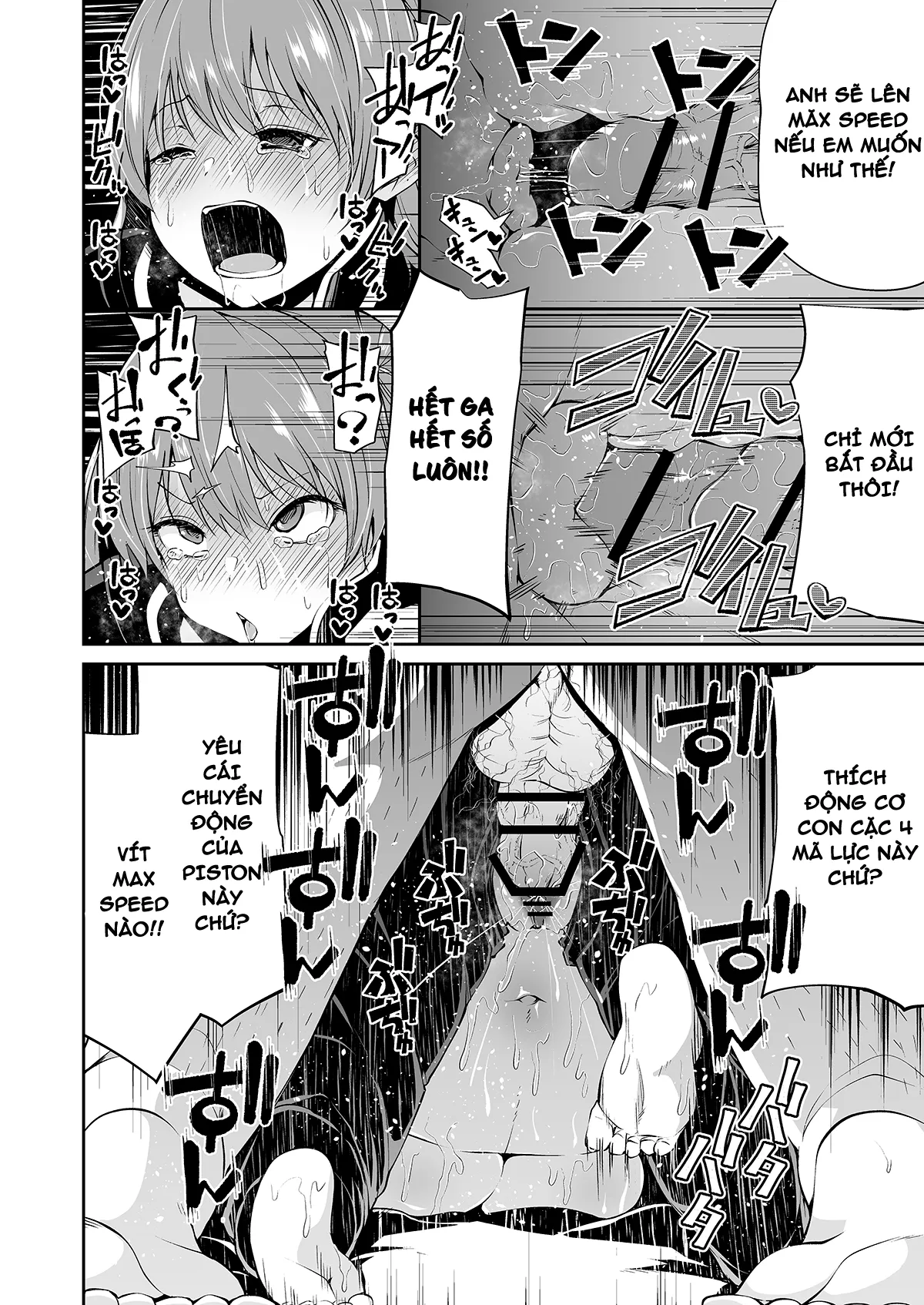 HentaiVN.net - Ảnh 17 - Chiến mã của tôi [Bike no Honda-chan] - Én én én rènnnnnnn