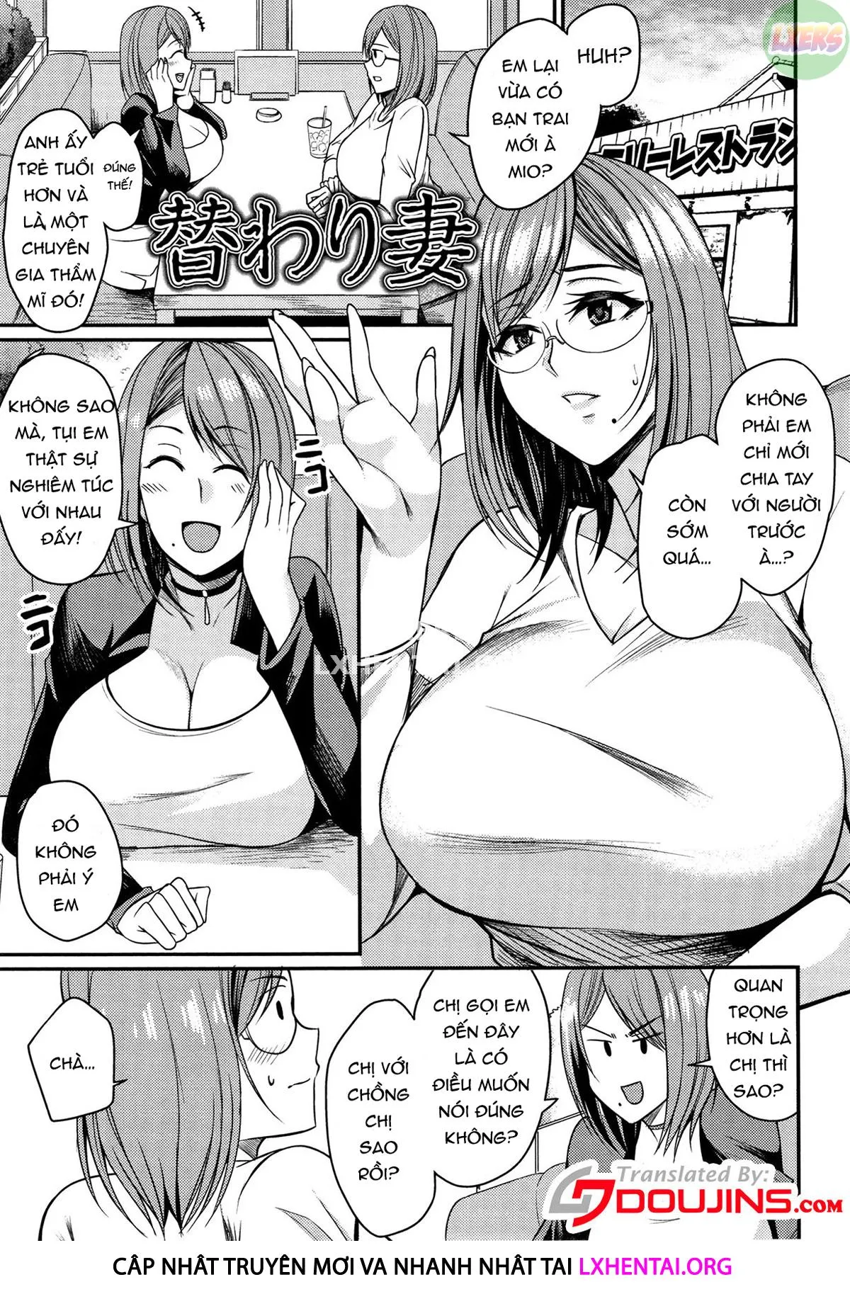 HentaiVN.net - Ảnh 5 - Wife Breast Temptation [Tsuma Chichi Temptation] - Chap 2