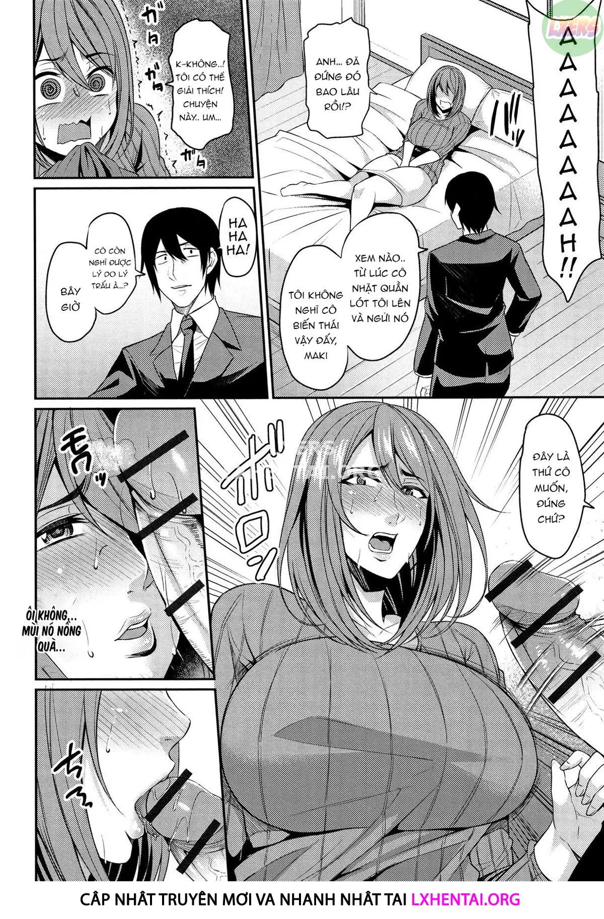HentaiVN.net - Ảnh 10 - Wife Breast Temptation [Tsuma Chichi Temptation] - Chap 3