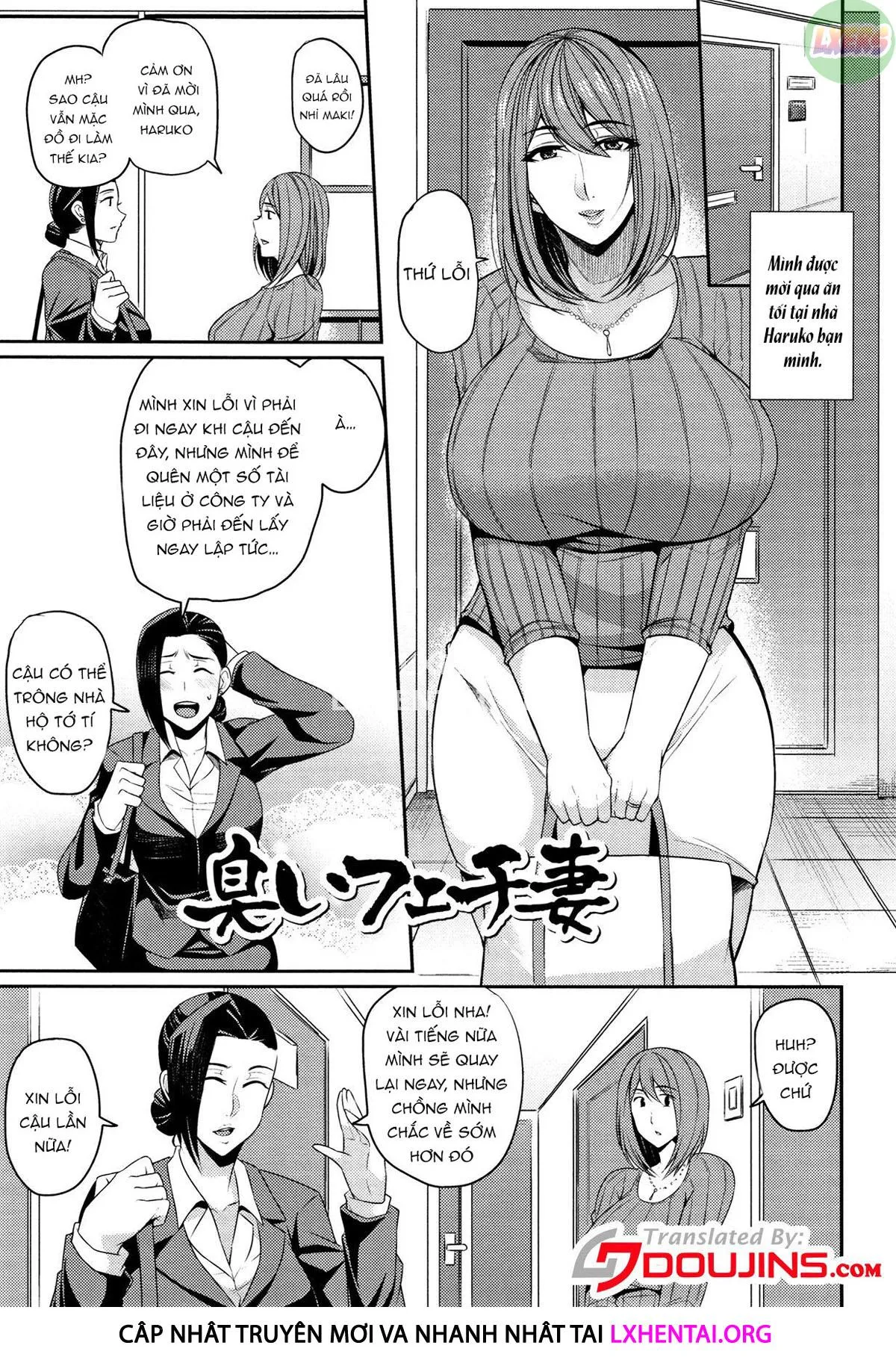 HentaiVN.net - Ảnh 5 - Wife Breast Temptation [Tsuma Chichi Temptation] - Chap 3