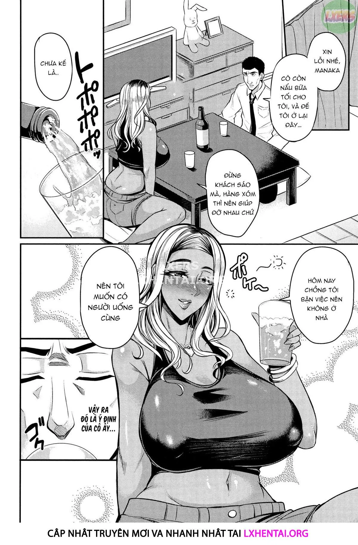 HentaiVN.net - Ảnh 6 - Wife Breast Temptation [Tsuma Chichi Temptation] - Chap 4