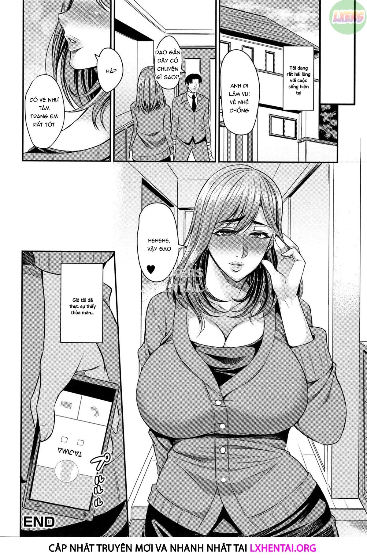HentaiVN.net - Ảnh 20 - Wife Breast Temptation [Tsuma Chichi Temptation] - Chap 5