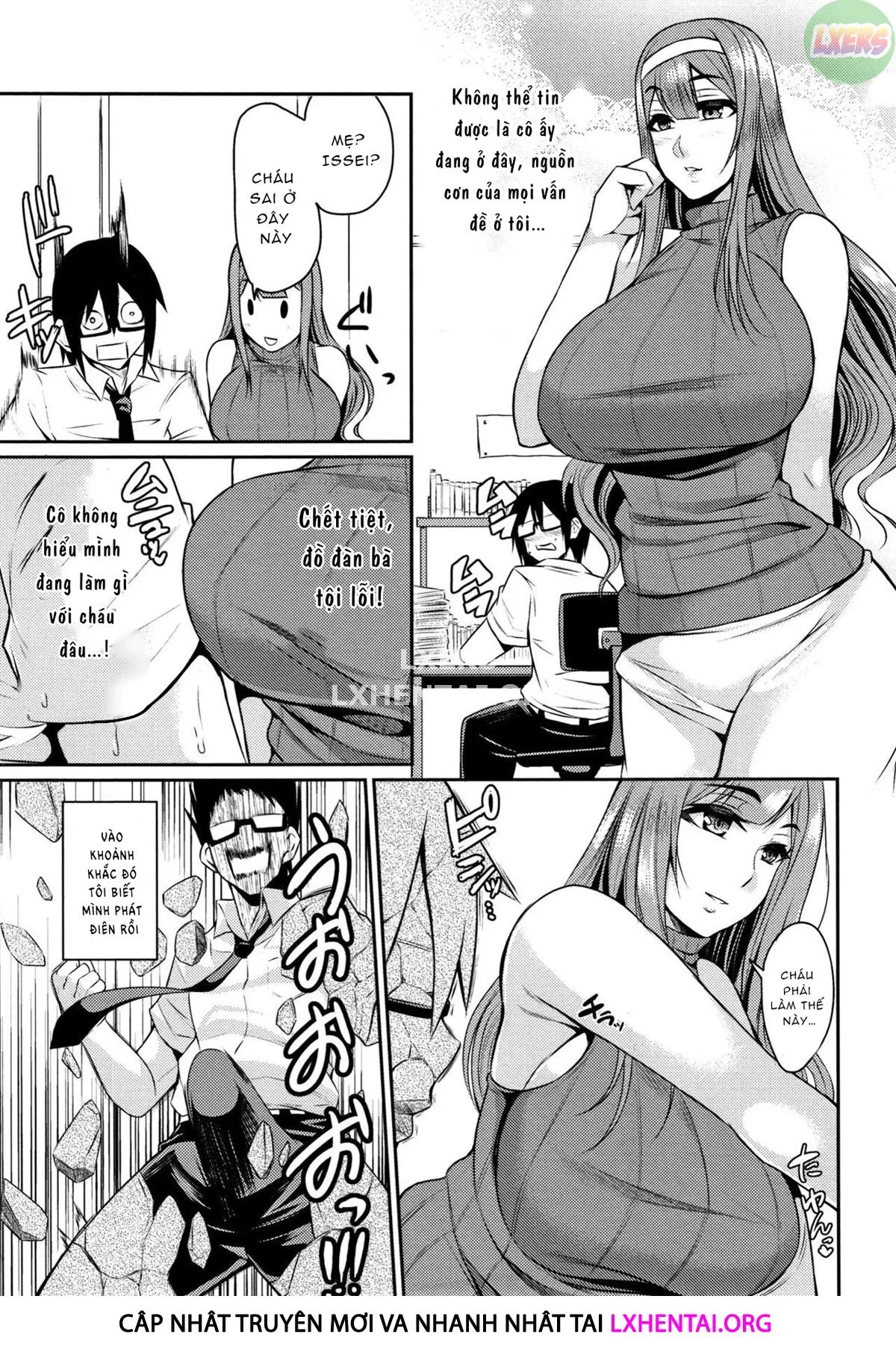 HentaiVN.net - Ảnh 7 - Wife Breast Temptation [Tsuma Chichi Temptation] - Chap 9