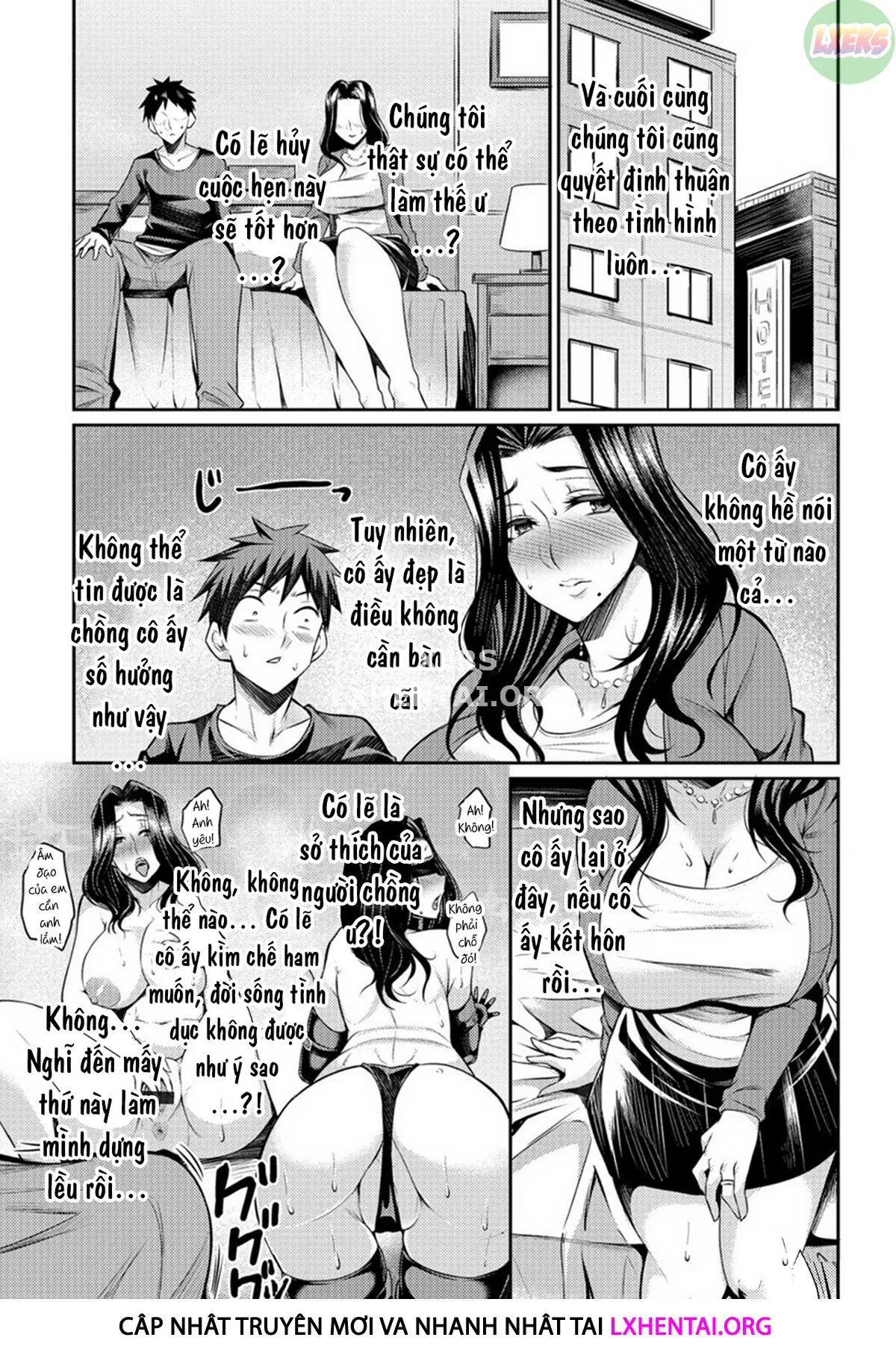 HentaiVN.net - Ảnh 7 - Wife Breast Temptation [Tsuma Chichi Temptation] - Chap 10