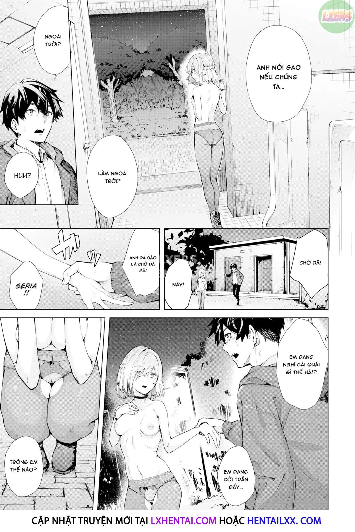 HentaiVN.net - Ảnh 8 - Khi bạn có cô người yêu thích phô dâm - Oneshot