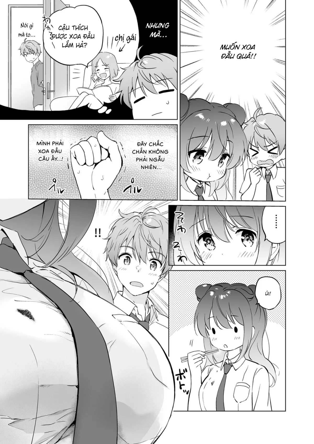 HentaiVN.net - Ảnh 3 - Tôi muốn tan chảy trong sự đáng yêu ấy! [Kanojo no Netsu de Toroketai] - Oneshot
