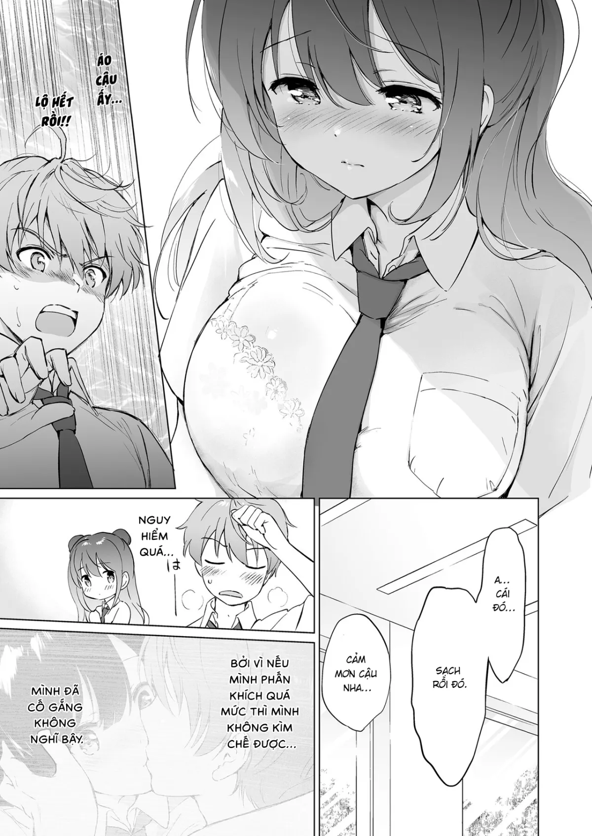 HentaiVN.net - Ảnh 5 - Tôi muốn tan chảy trong sự đáng yêu ấy! [Kanojo no Netsu de Toroketai] - Oneshot