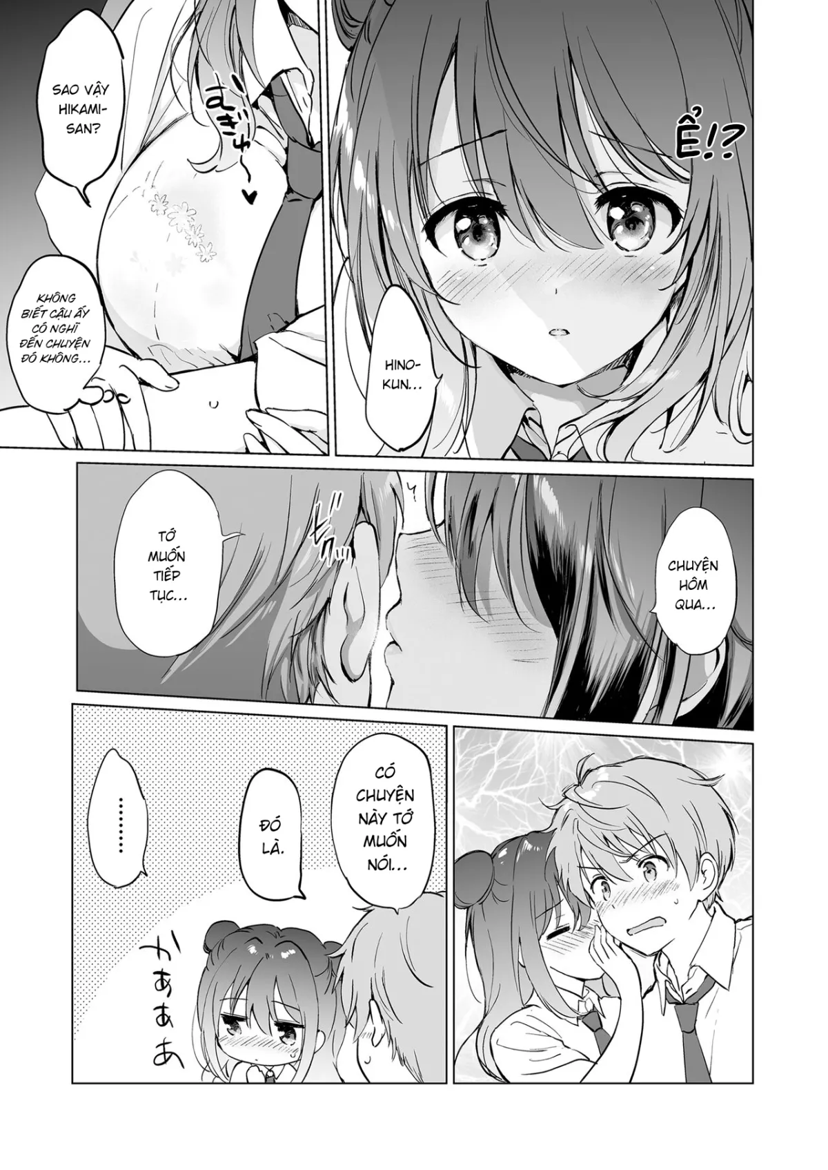 HentaiVN.net - Ảnh 7 - Tôi muốn tan chảy trong sự đáng yêu ấy! [Kanojo no Netsu de Toroketai] - Oneshot