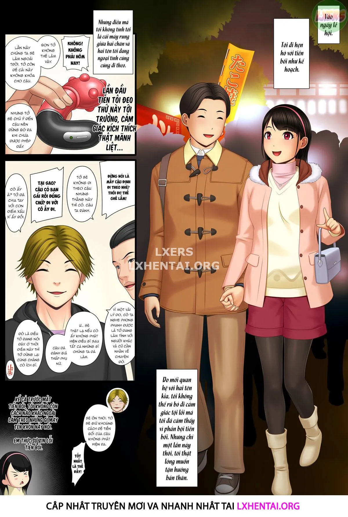HentaiVN.net - Ảnh 49 - Pleasure ≠ Boyfriend [Kaikan ≠ Kareshi] - Chap 3 ~Watashi Wa M Nanka Janai!~ | END