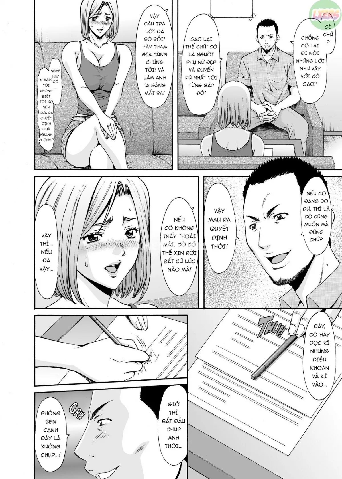 HentaiVN.net - Ảnh 15 - Before My Reformed Delinquent Wife Falls [Motoyan Zuma Ga Ochite Kara; After My Reformed Delinquent Wife Fell] - Chap 1