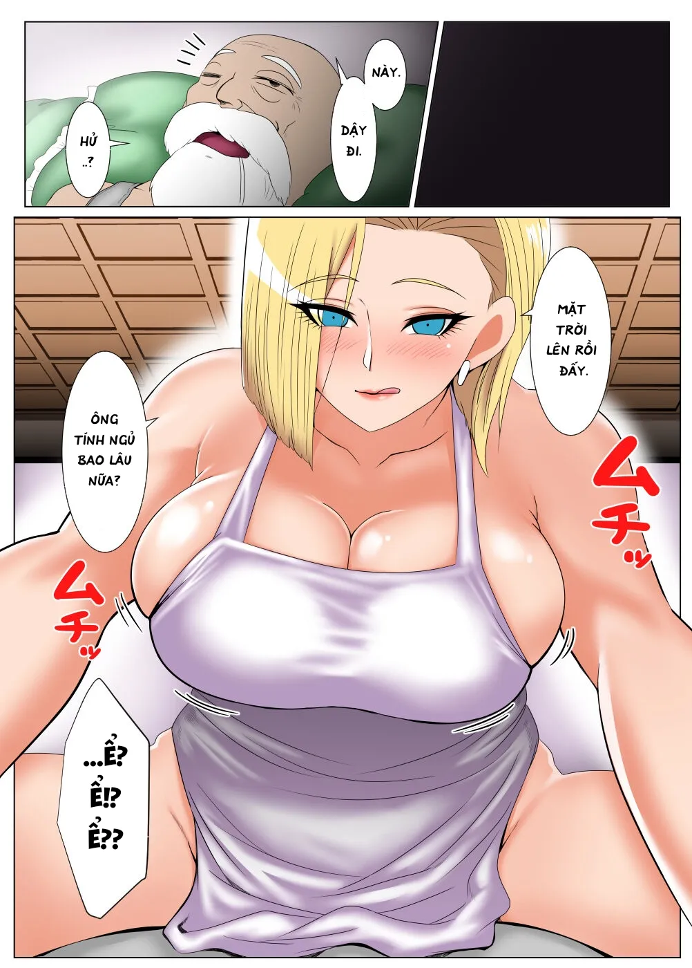 HentaiVN.net - Ảnh 15 - Kinpatsu no Hitozuma, Jii ni Hame Rare [金髮人妻、被老爺爺欺] - Oneshot.