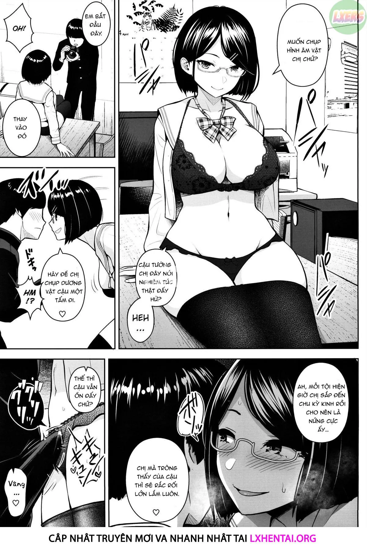 HentaiVN.net - Ảnh 14 - Secret After School Photo Shoot [Himitsu No Houkago Satsueikai] - Oneshot