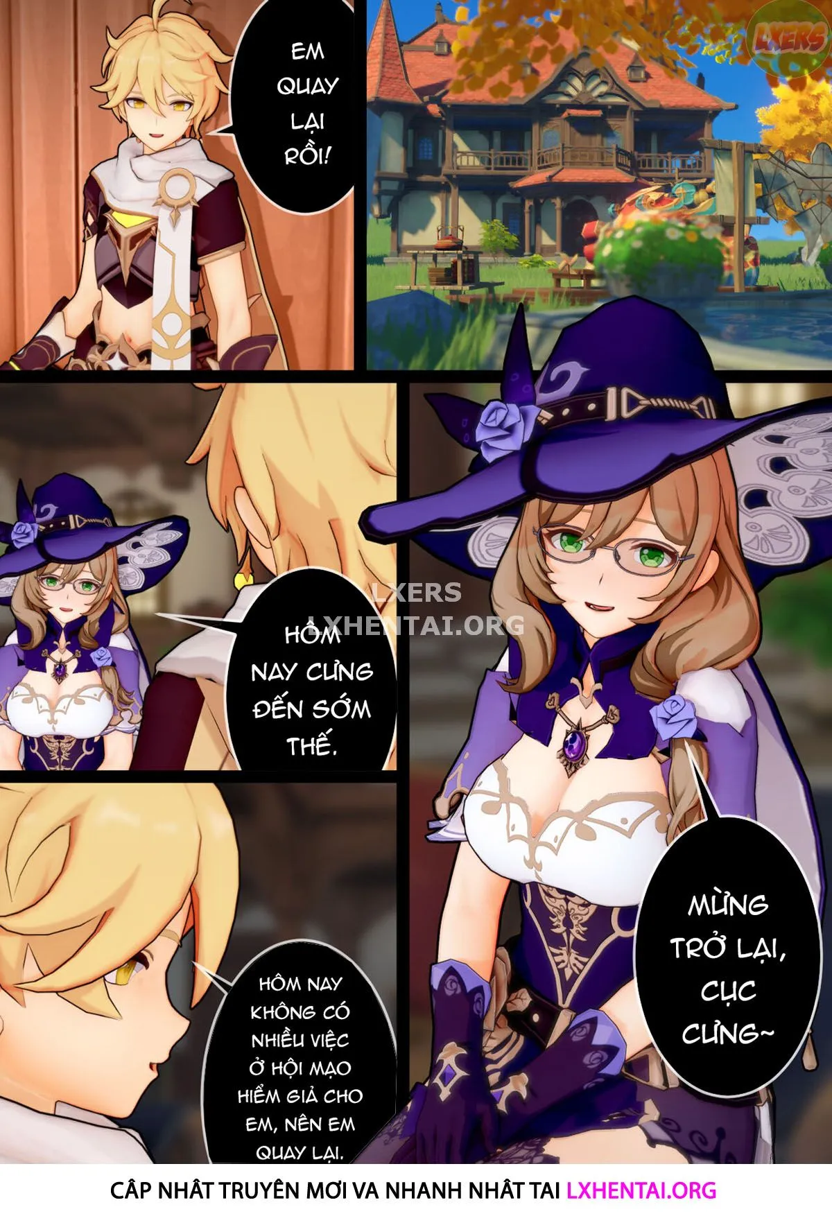 HentaiVN.net - Ảnh 6 - Please Teach Me Lisa-san~! - Chap 1