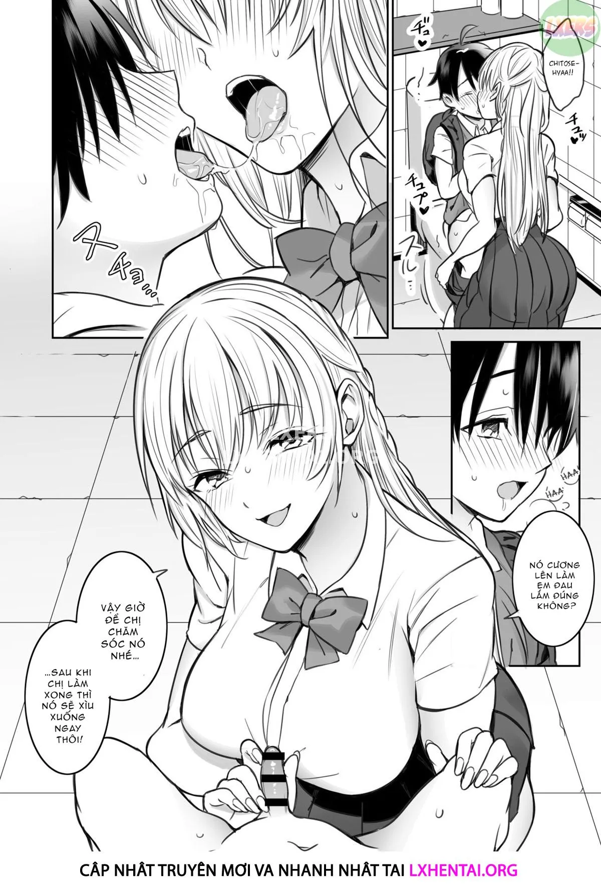 HentaiVN.net - Ảnh 17 - A Story About The Lewd Things The Onee-San I Met At The Library Does To Me [Toshokan de Shiriatta Onee-san ni Ecchina Koto o Sarechau Hanashi] - Oneshot