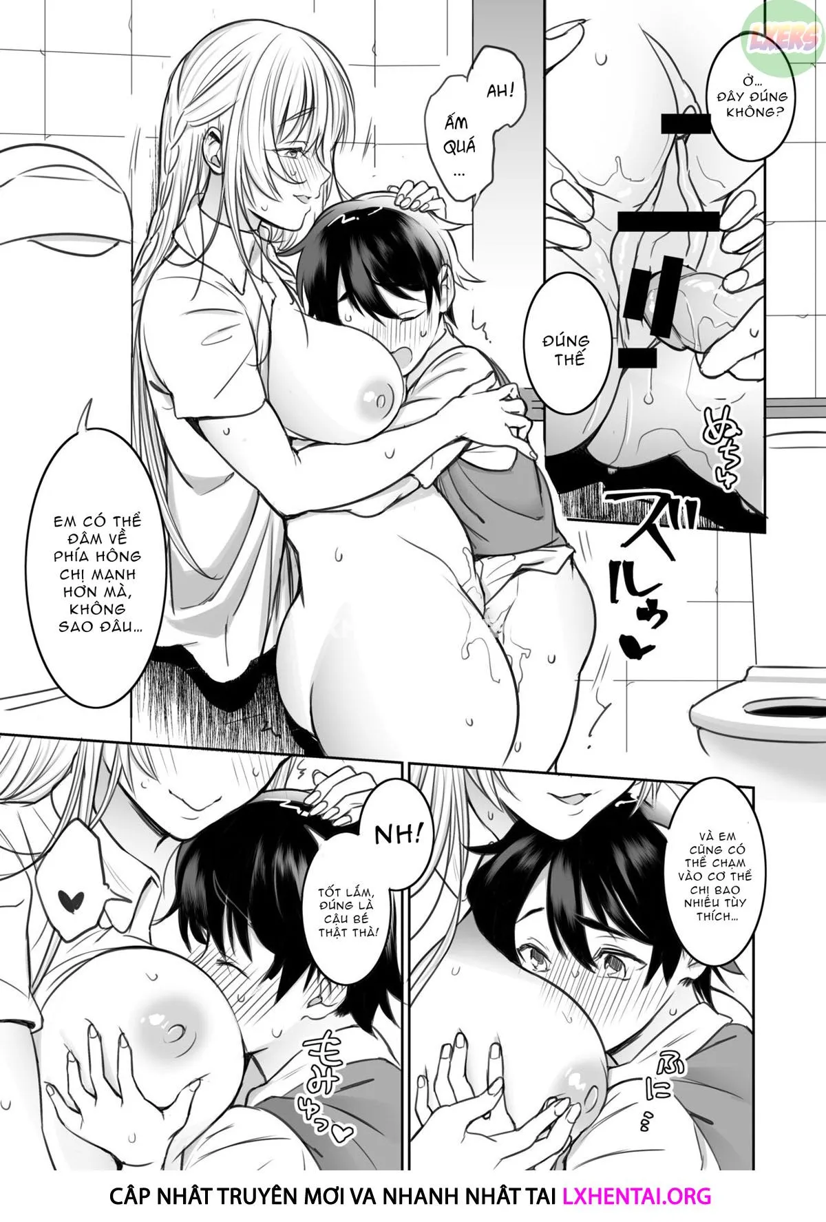 HentaiVN.net - Ảnh 24 - A Story About The Lewd Things The Onee-San I Met At The Library Does To Me [Toshokan de Shiriatta Onee-san ni Ecchina Koto o Sarechau Hanashi] - Oneshot